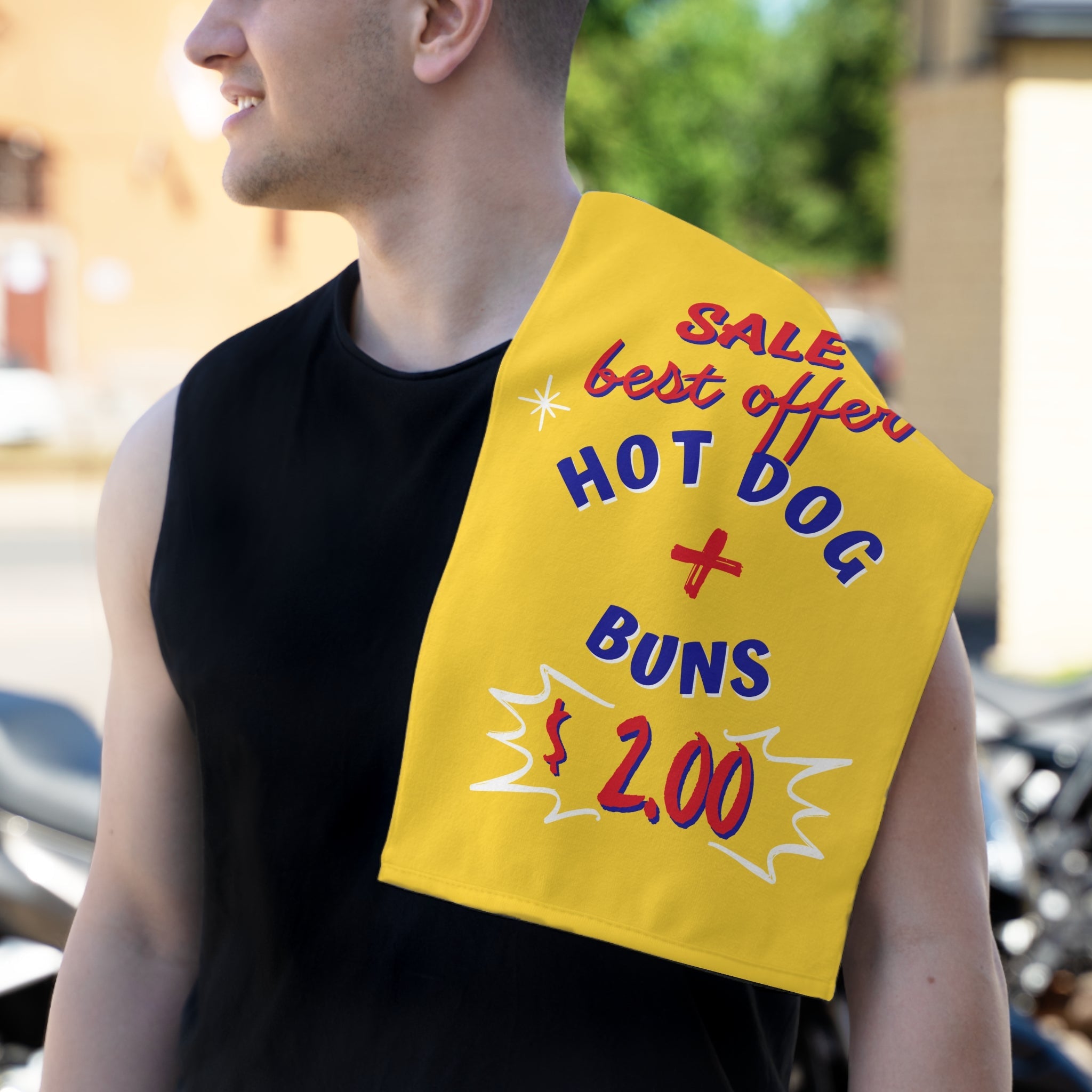 Hot Dog + Buns | Mix & Match Soft Fun-Flirty Lovers’ Towels