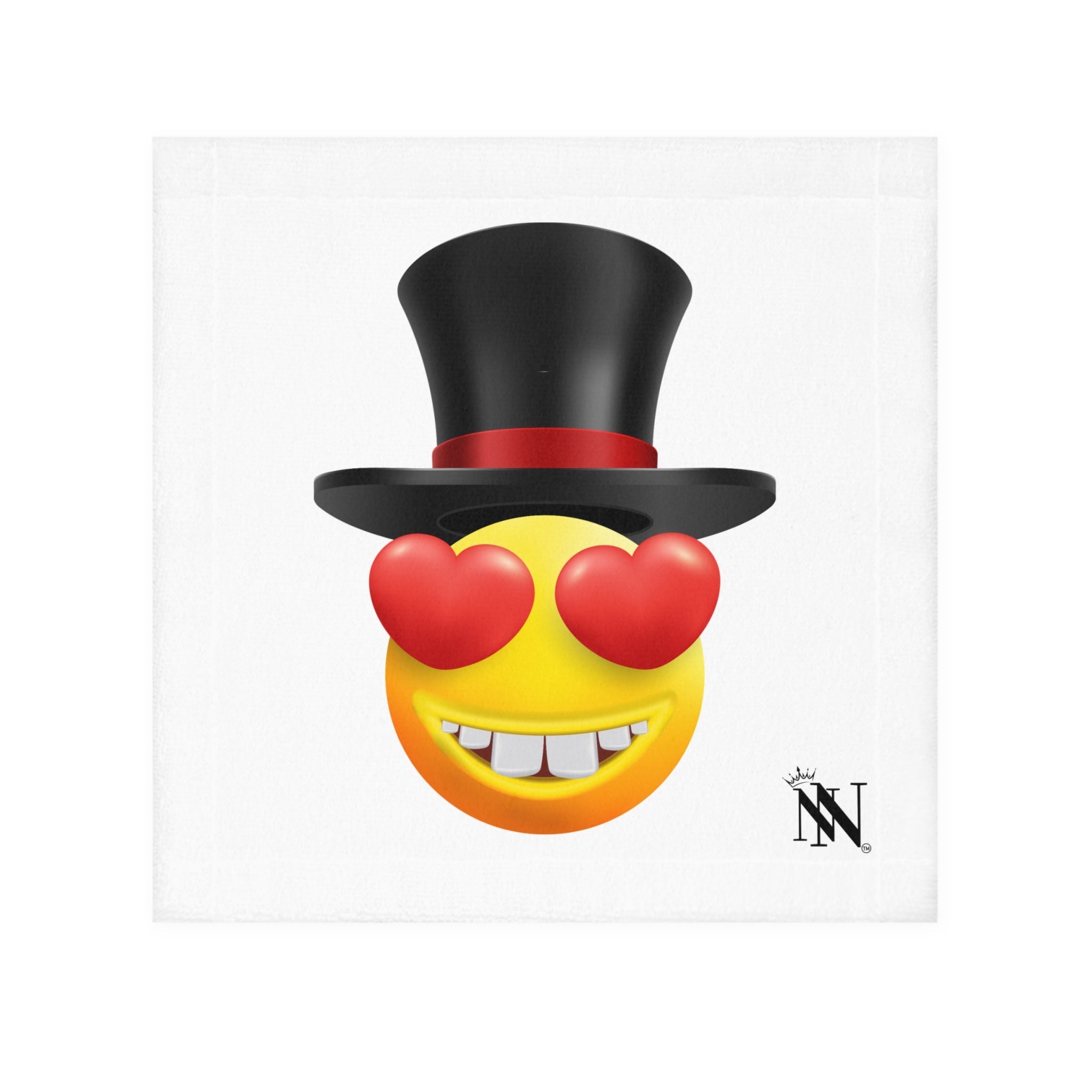 Love in a Top Hat Emoji | Mix & Match Lils’ Fun-Flirty Lovers’ Towels