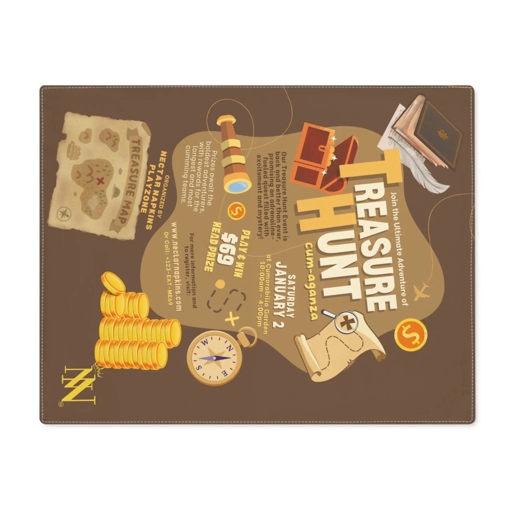 Treasure Hunt | Mix & Match Playful Fun-Flirty Lovers’ Toy Mats