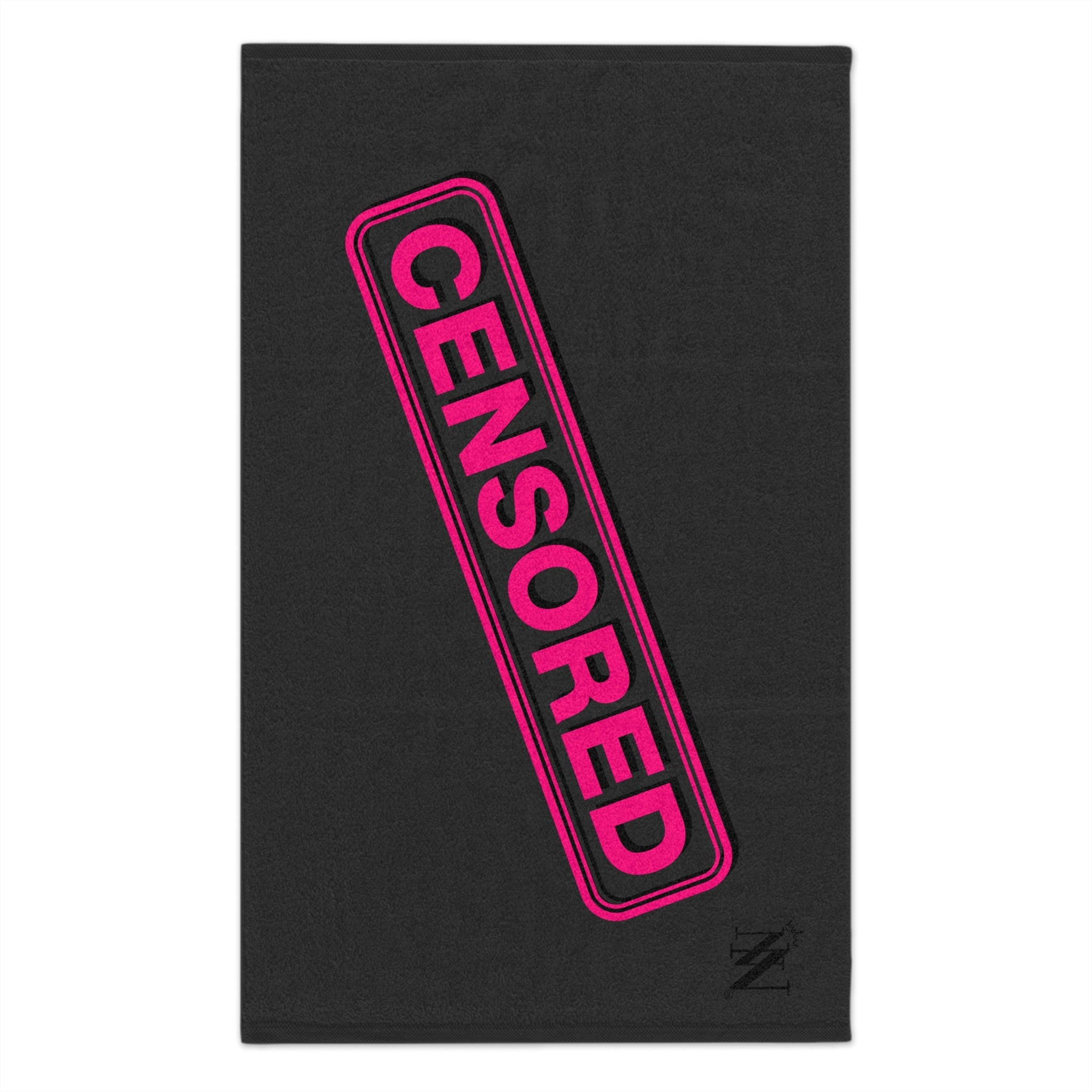 Censored Dark Grey | Mix & Match Soft Fun-Flirty Lovers’ Towels