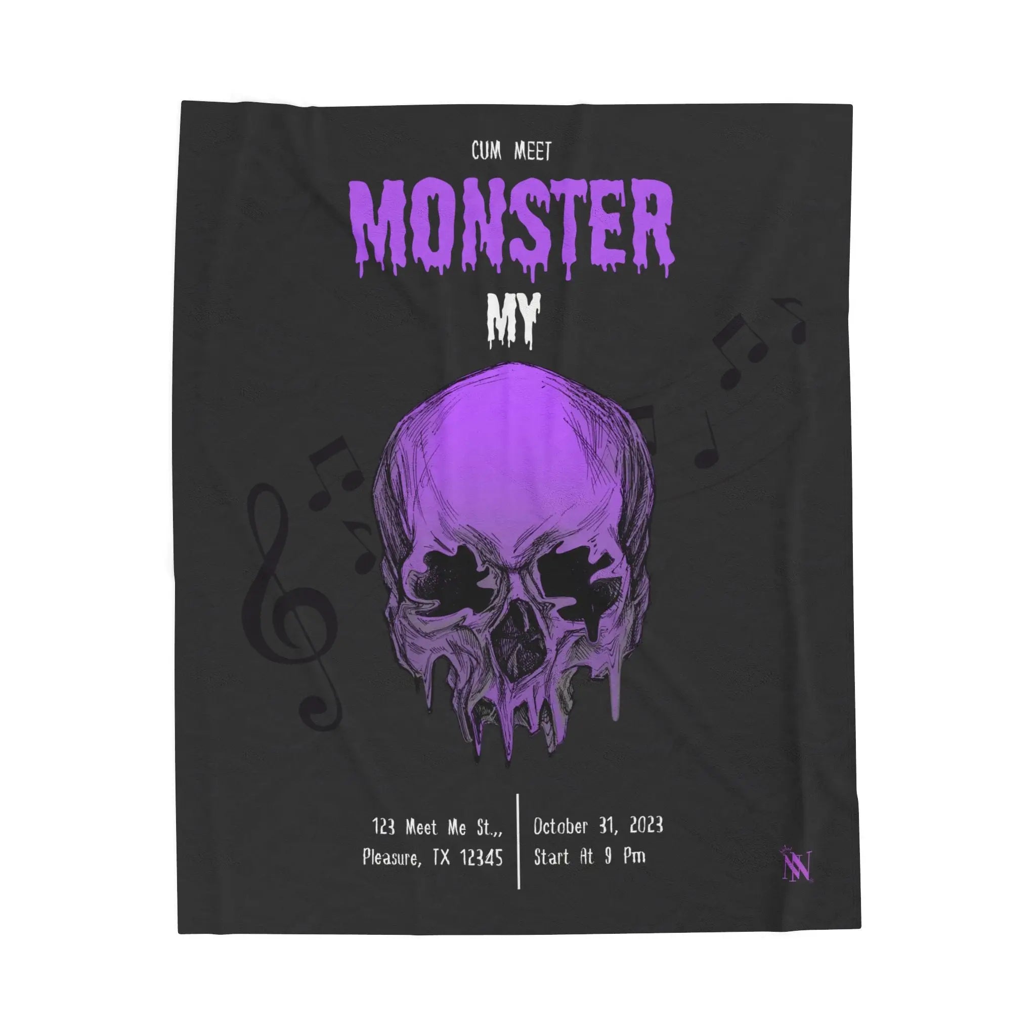 Meet My Monster | Mix & Match Velveteen Fun-Flirty Lovers’ Blankets