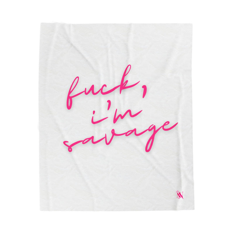 Fuck Iām Savage | Mix & Match Fun-Flirty Loversā Blankets