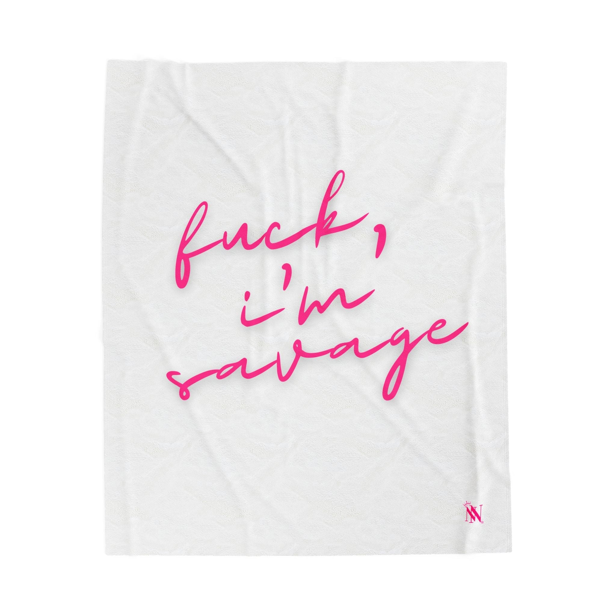 Fuck I’m Savage | Mix & Match Fun-Flirty Lovers’ Blankets