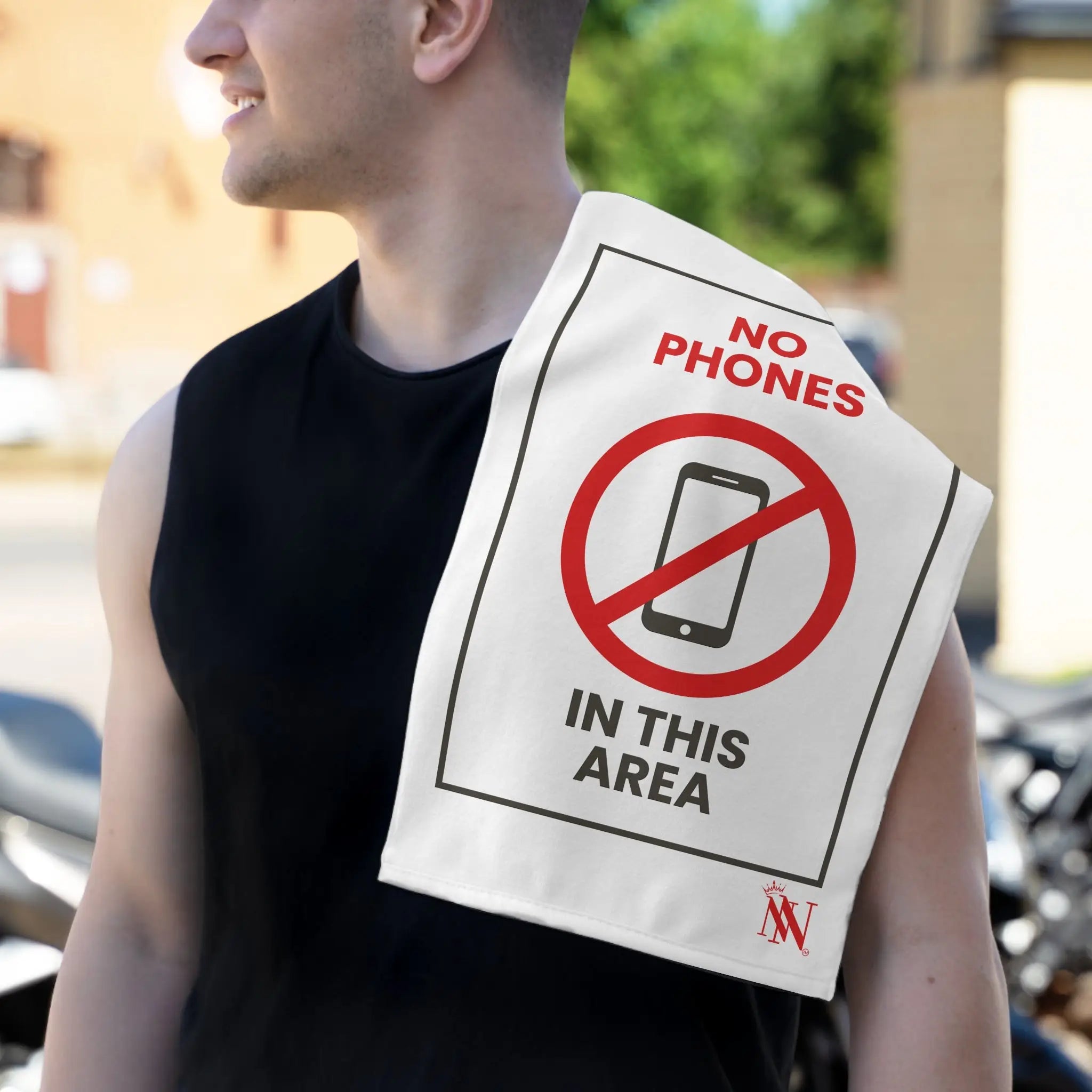 No Phones | Mix & Match Soft Fun-Flirty Lovers’ Towels