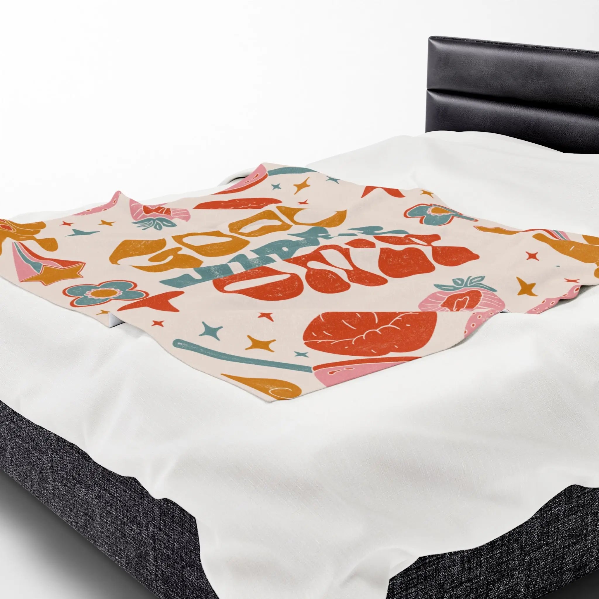 Vintage Boho Good Vibes Only | Mix & Match Soft Fun-Flirty Lovers’ Blankets