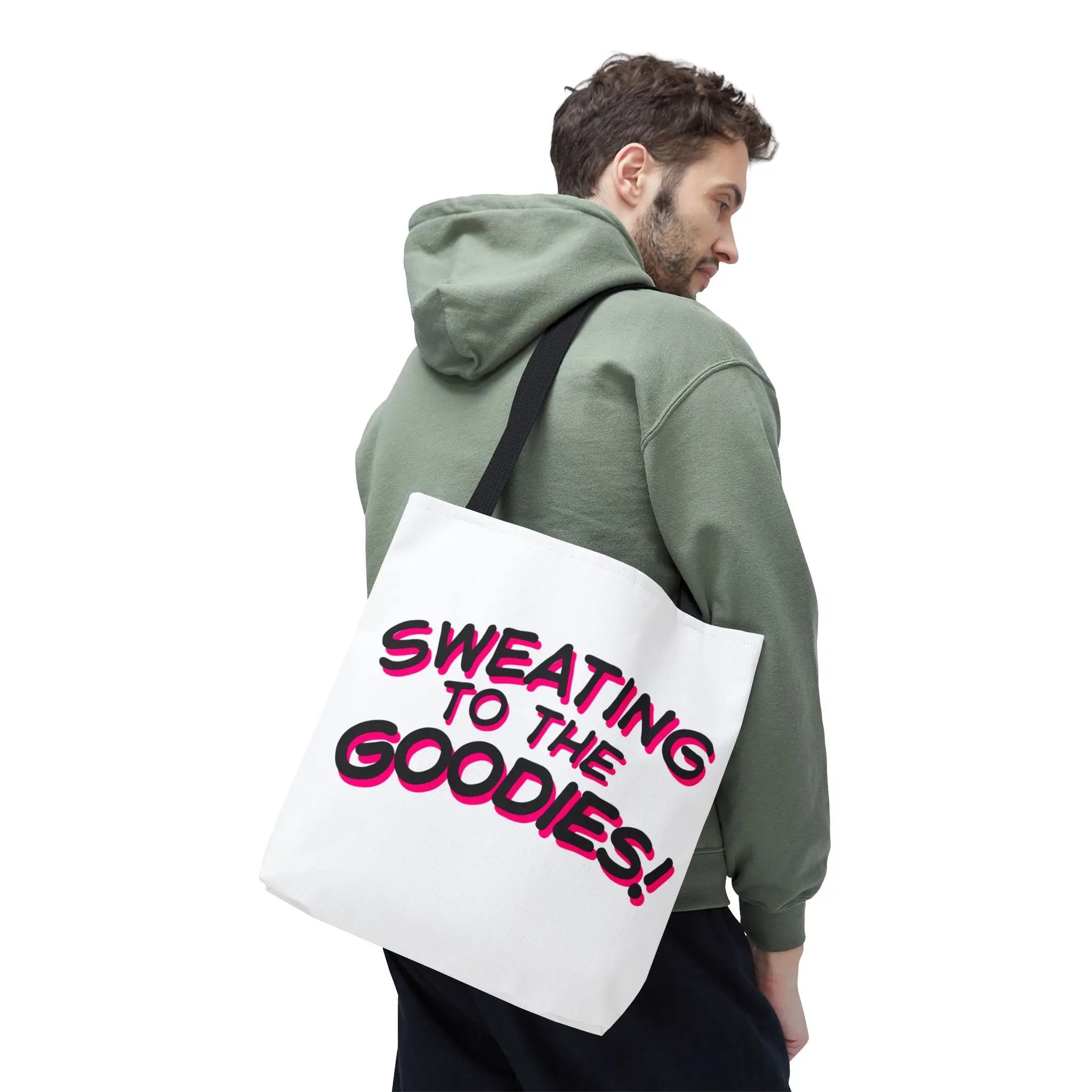 Sweating to the Goodies! Tote Bag