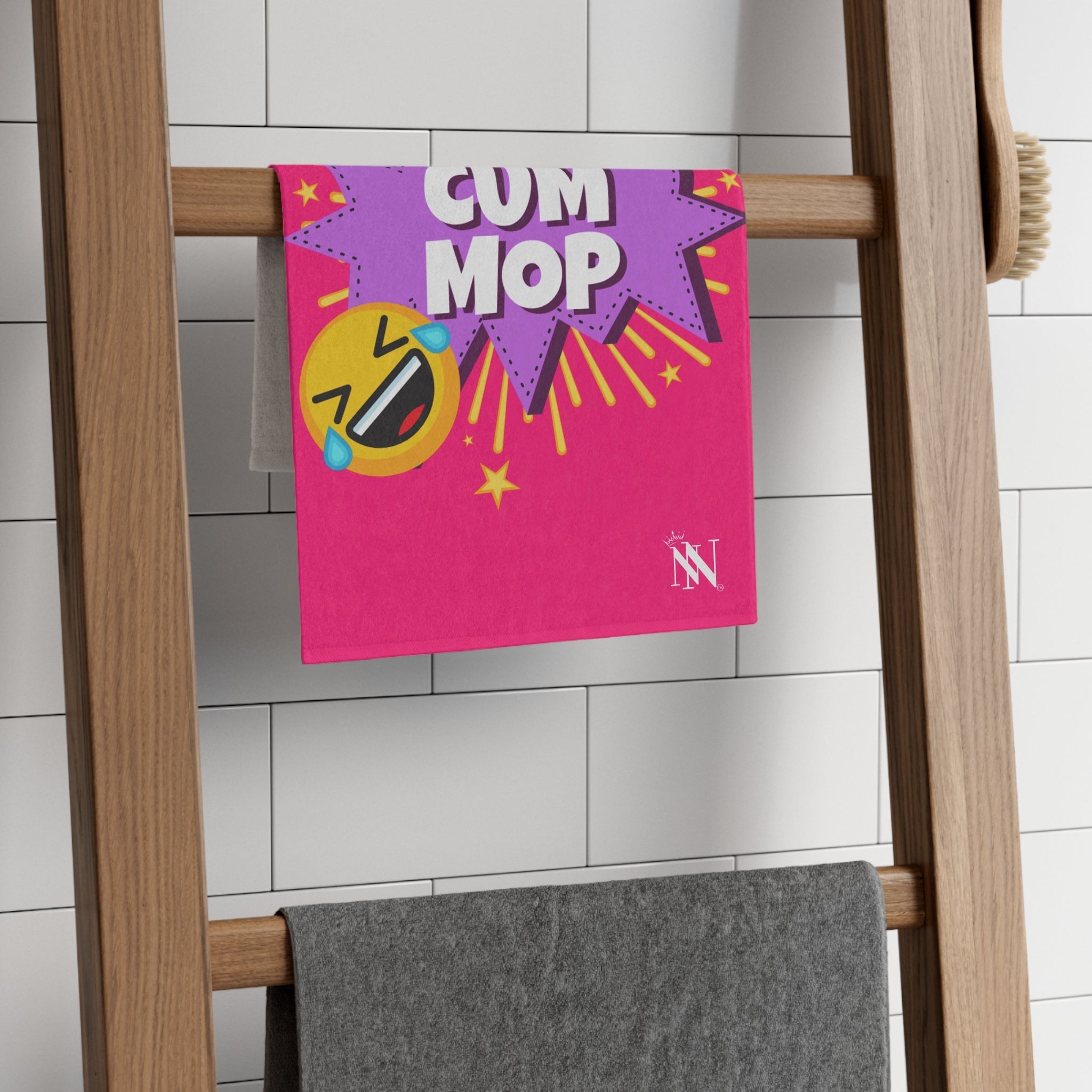 Cum Mop Signature Pink | Mix & Match Soft Fun-Flirty Lovers’ Towels