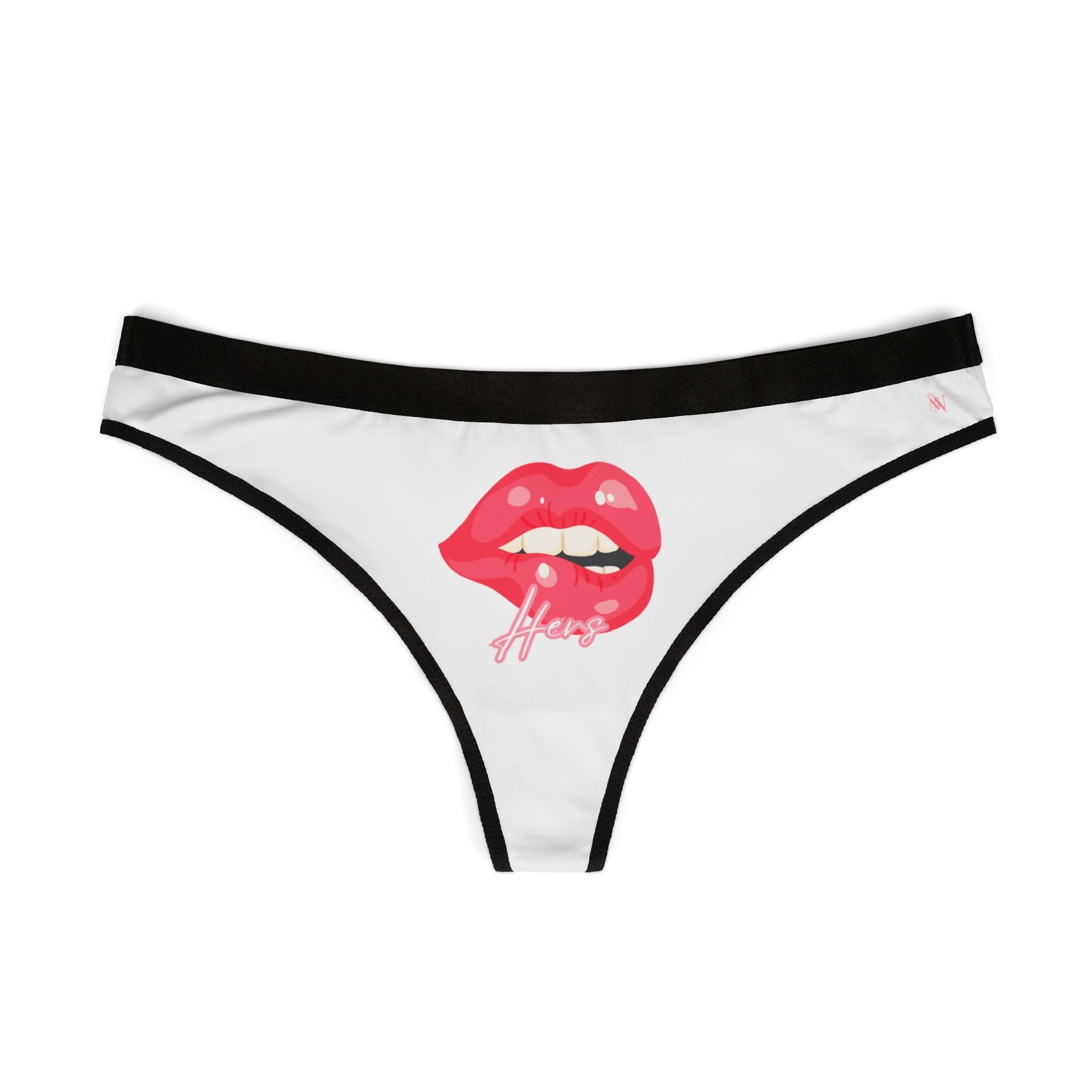 Hers Biting Lip Sex Gifts Lingerie Women’s Thong