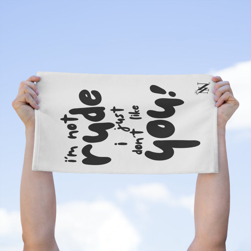 I’m Not Rude | Mix & Match Soft Fun-Flirty Lovers’ Towels