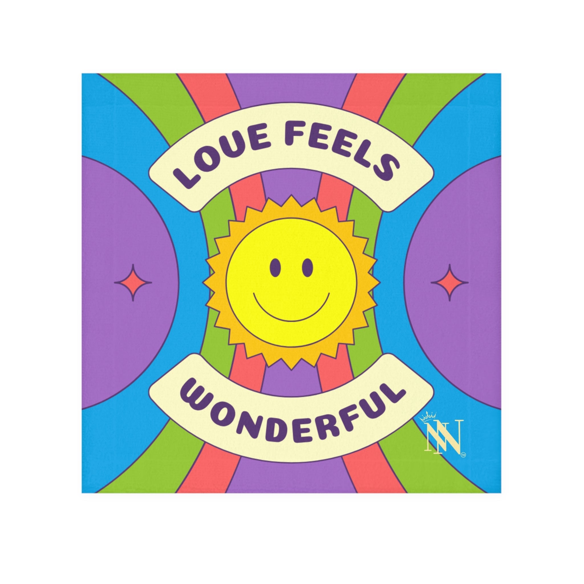 Love Feels Wonderful Retro Cum Rag
