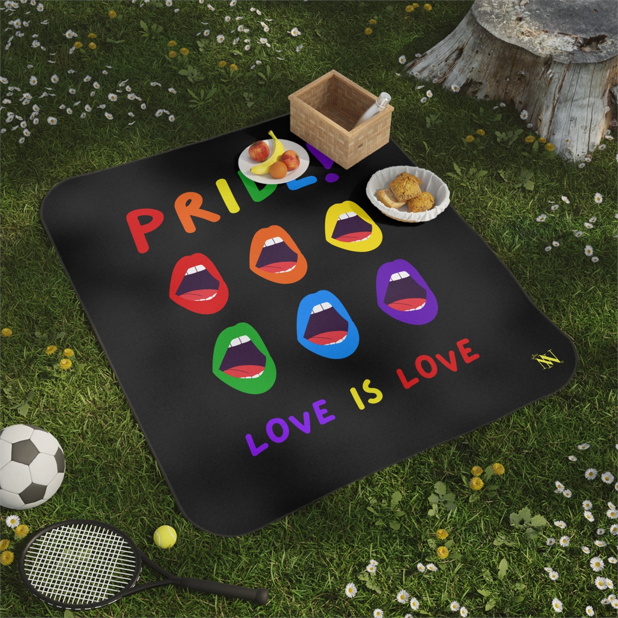 Screaming Pride Love is Love Sex Blanket