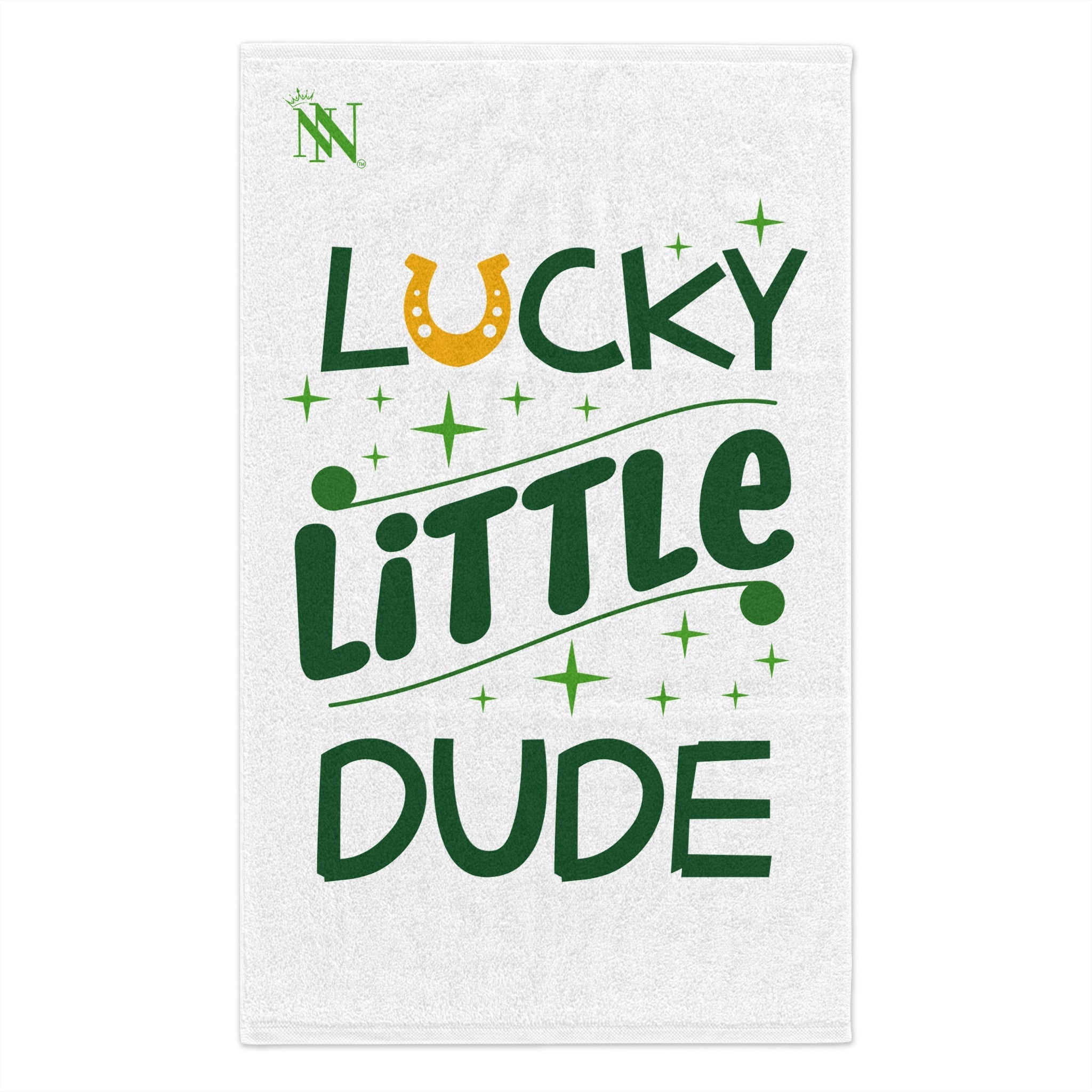 Lucky Little Dude St. Patrick’s Day | Mix & Match Soft Fun-Flirty Lovers’ Towels