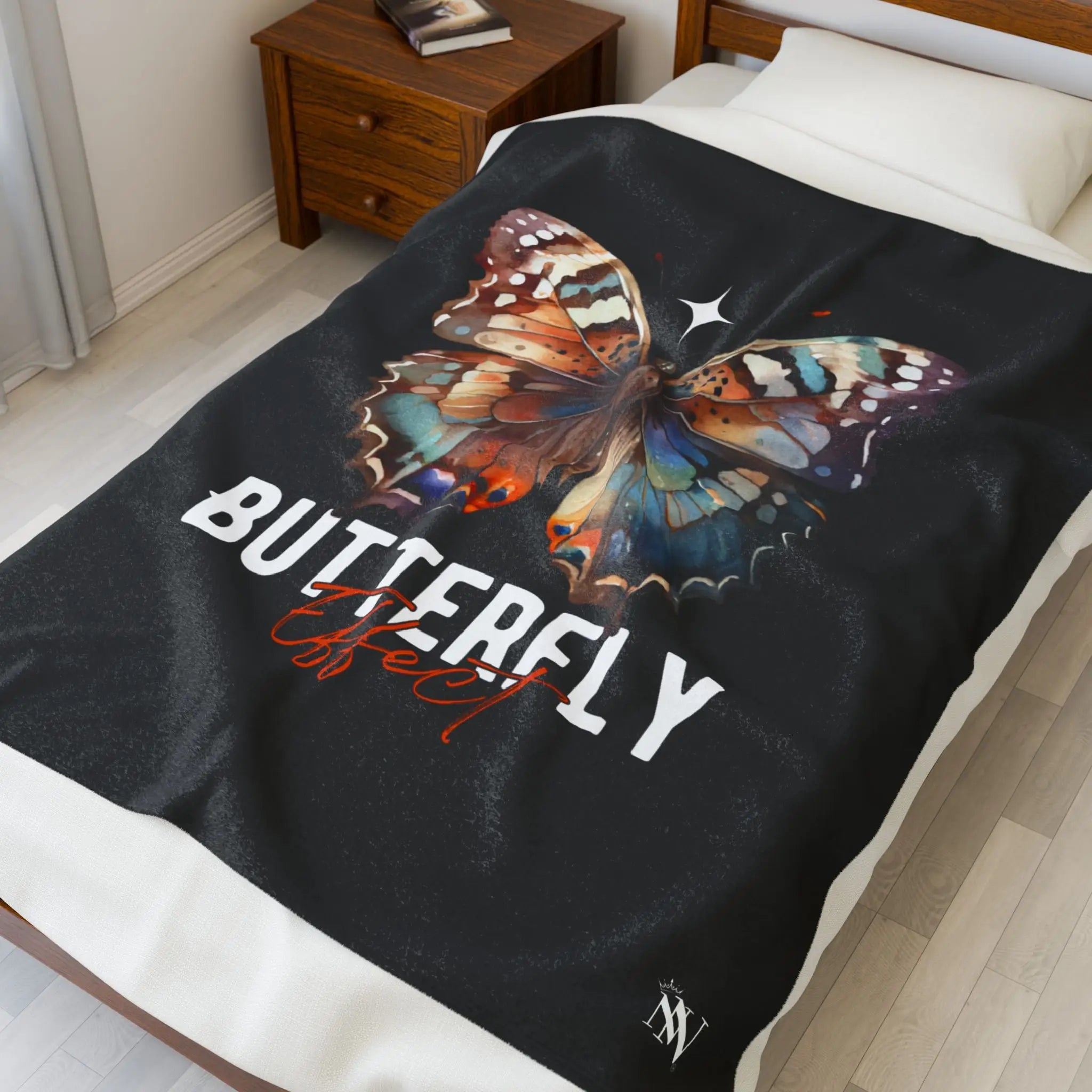Butterfly Effect Lovers’ Silky Soft Blanket