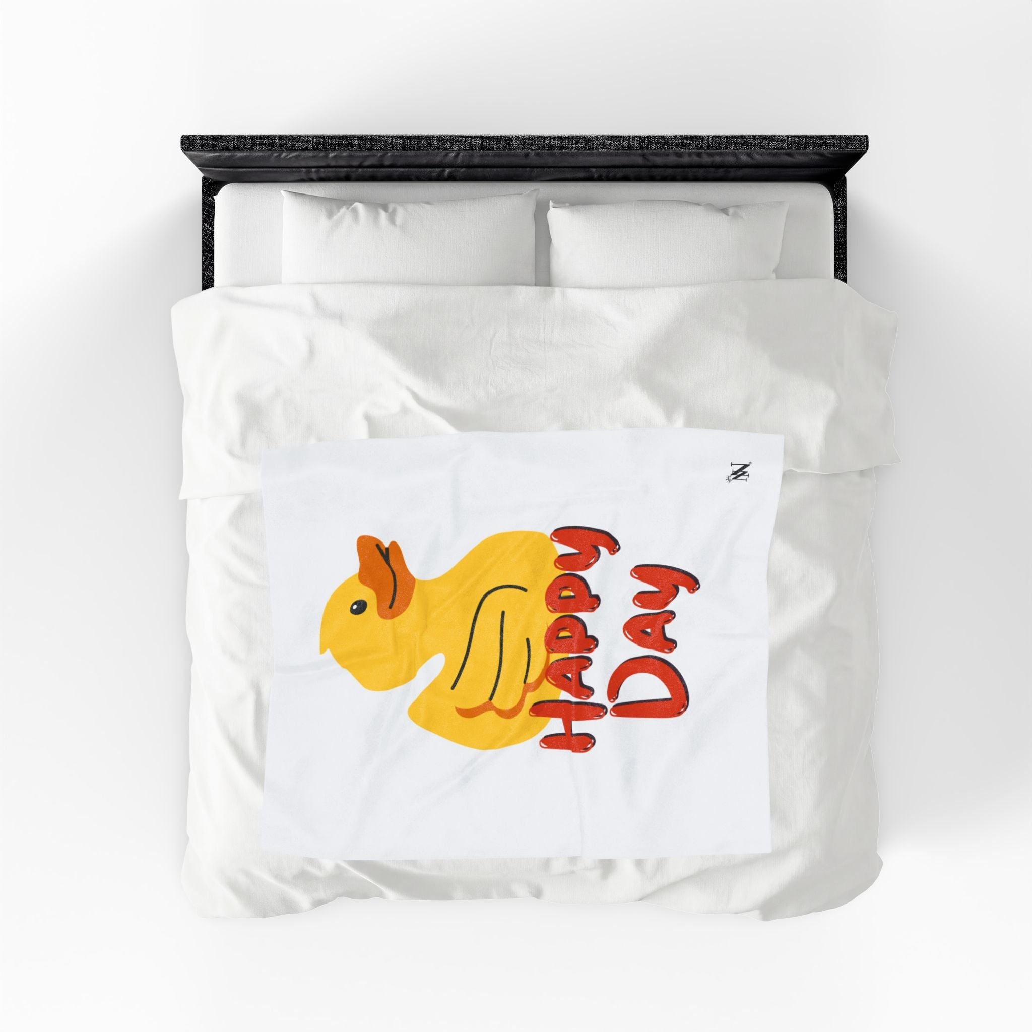 Happy Day Rubber Duck | Mix & Match Soft Fun-Flirty Lovers’ Blankets