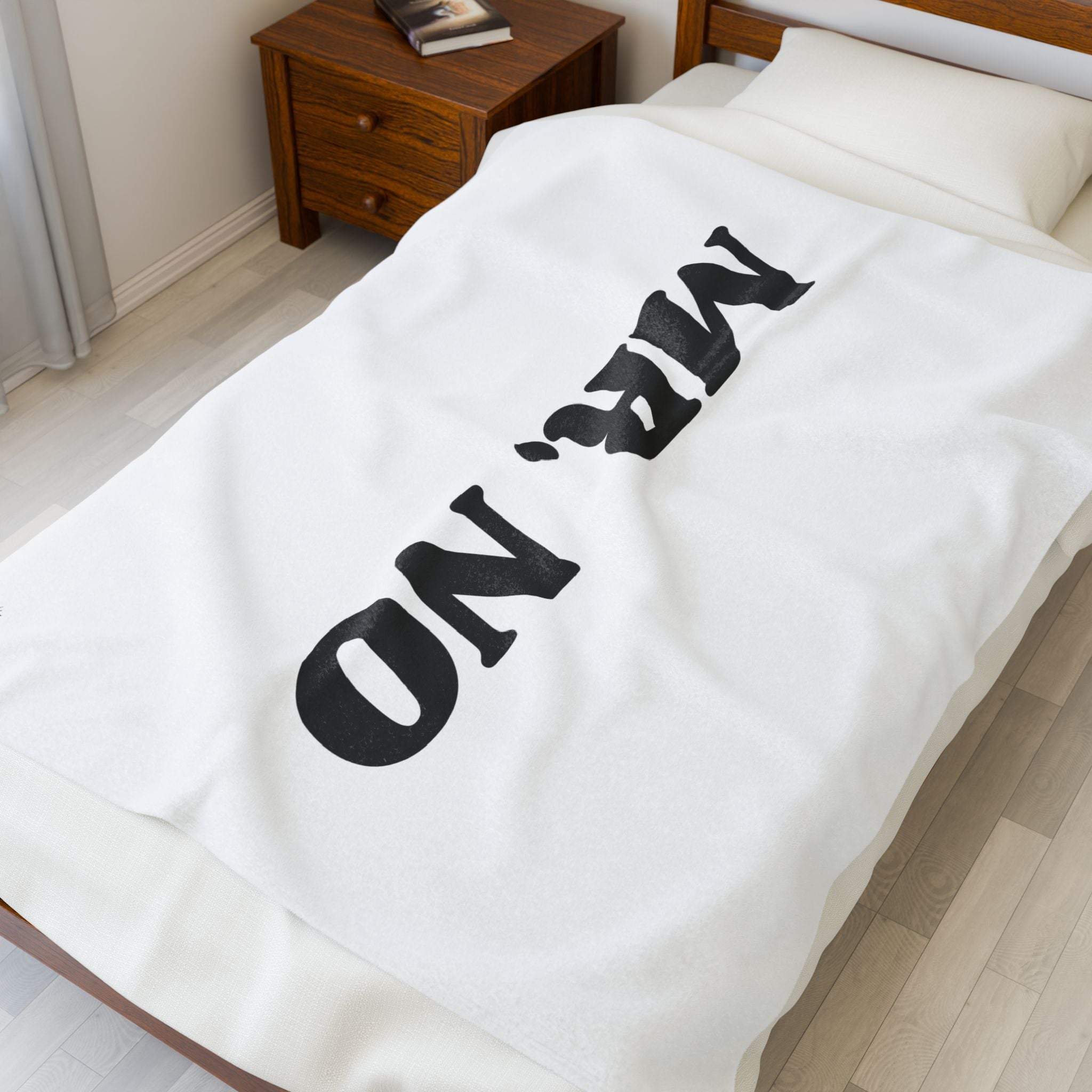 Mr. No | Mix & Match Velveteen Fun-Flirty Lovers’ Blankets