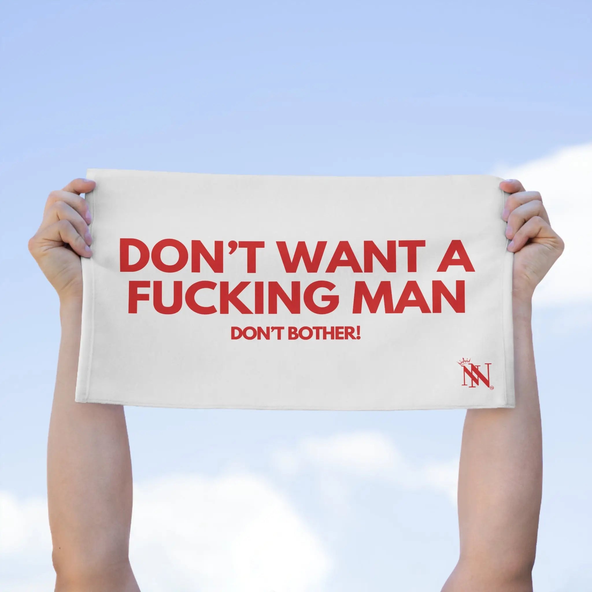 Don’t Want a Fucking Man | Mix & Match Soft Fun-Flirty Lovers’ Towels