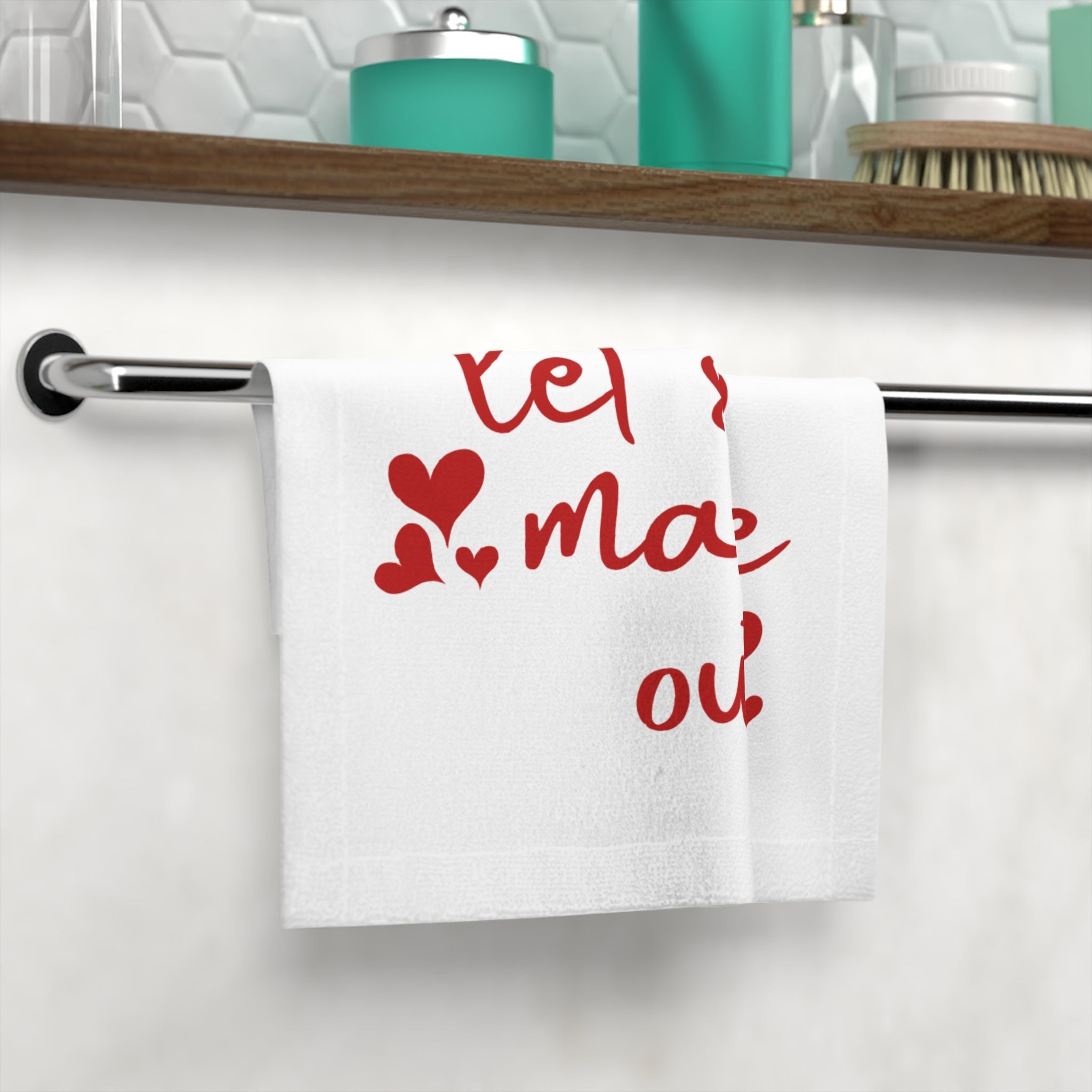 Let’s Make Out Hearts Cum Rag