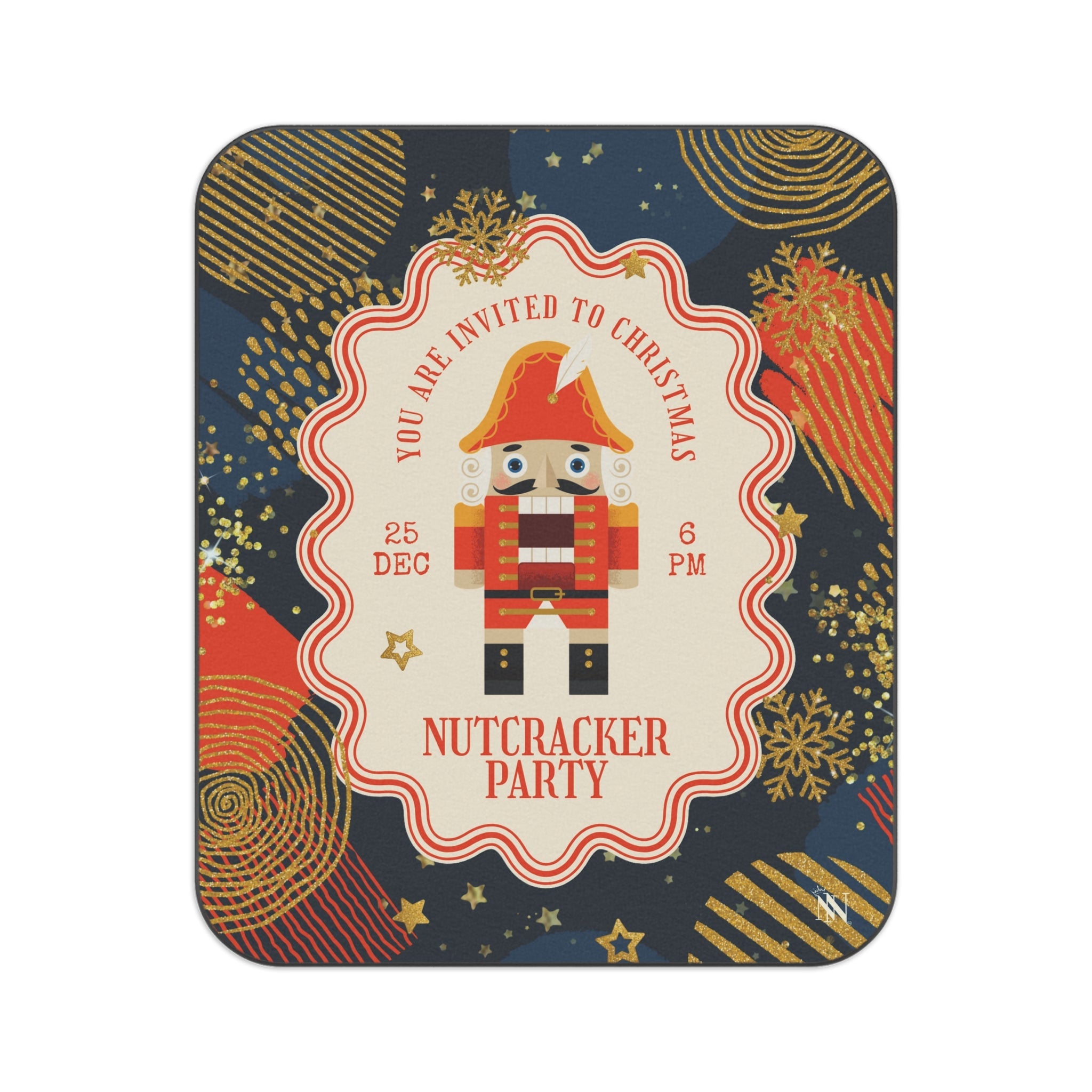 Christmas Nutcracker Party | Mix Match Fun-Flirty Lovers’ Water-Resistant Blankets