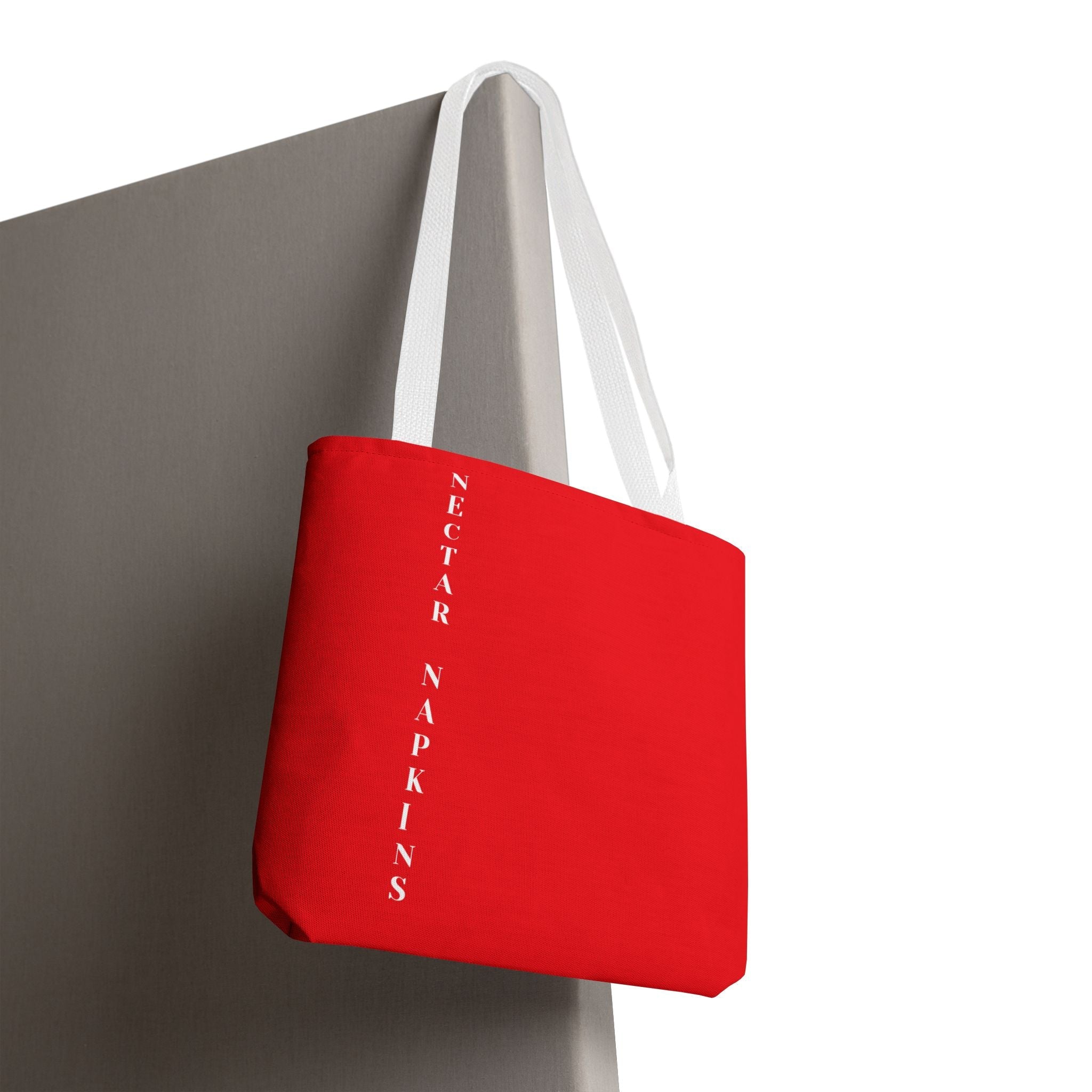 Nectar Napkins Brand Bright Red Tote Bag