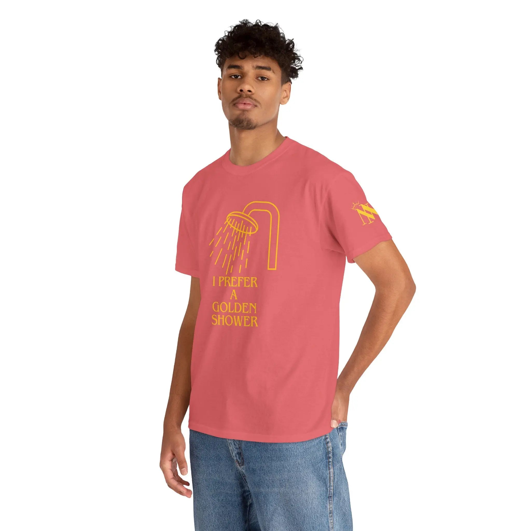 I Prefer A Golden Shower | Mix & Match 100% Cotton Unisex Fun-Flirty Lovers’ Tees