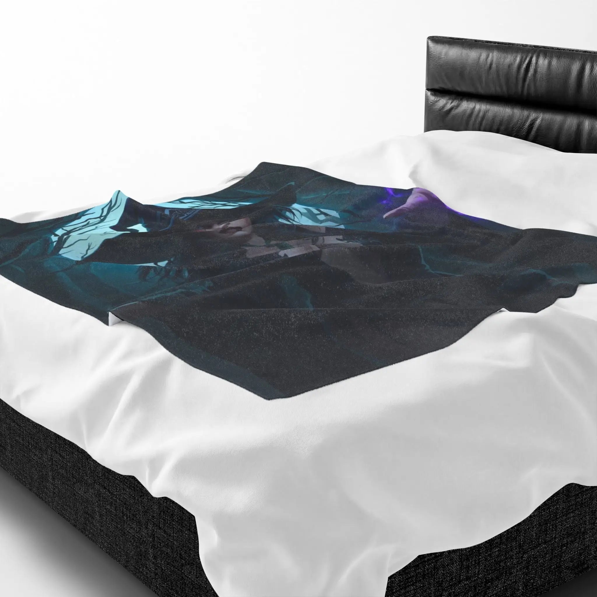 Gothic Witch Fantasy Women Couple Gifts Sexy Lovers’ Silky Soft Blanket