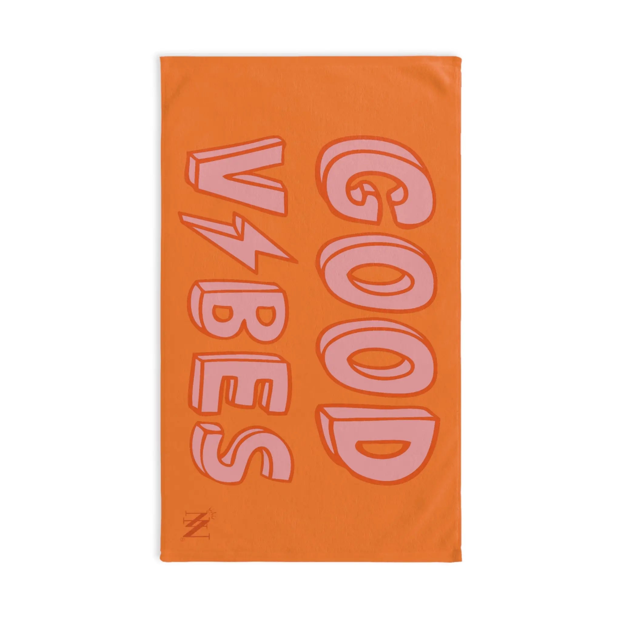 Good Vibes Red Electric Orange Crusta Cum Towel