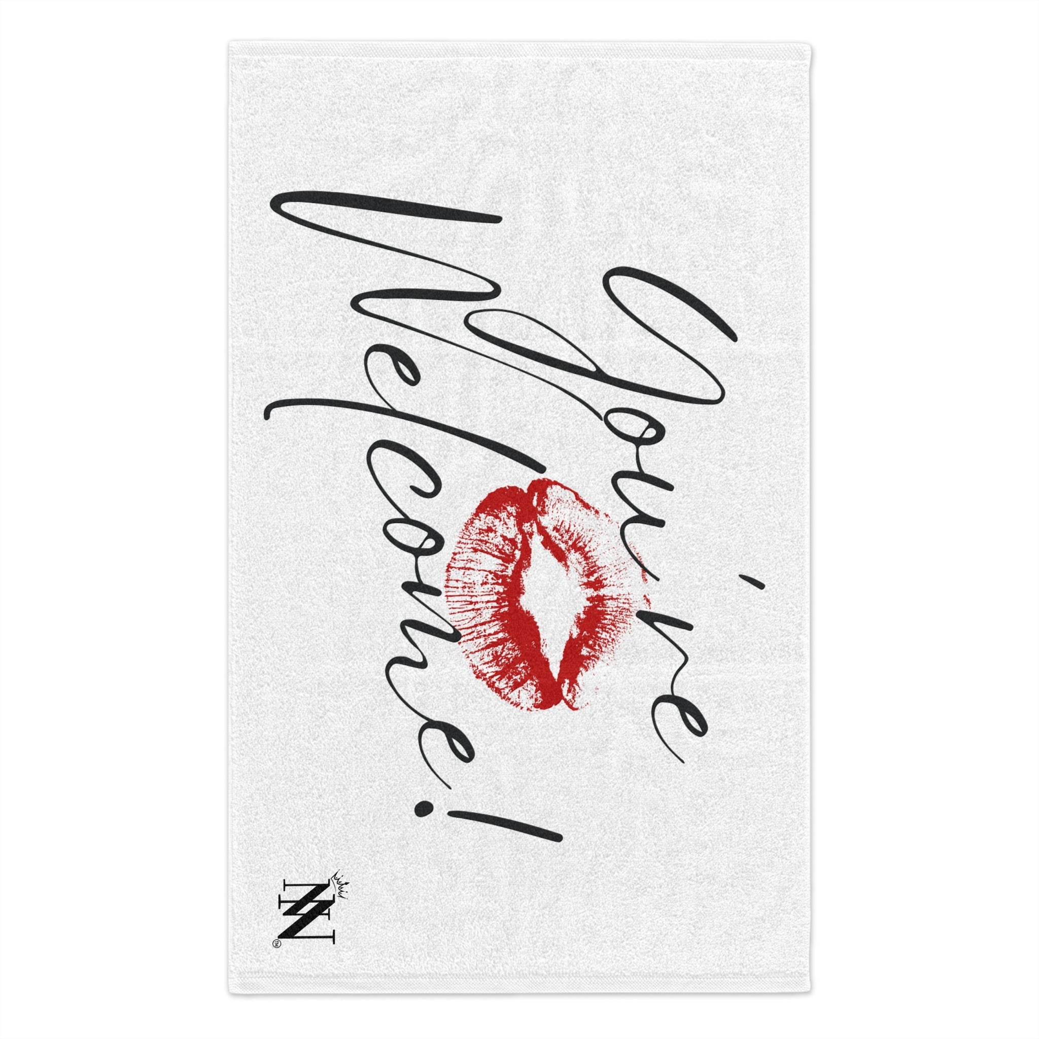 You’re Welcome! with a Kiss Sex Towel