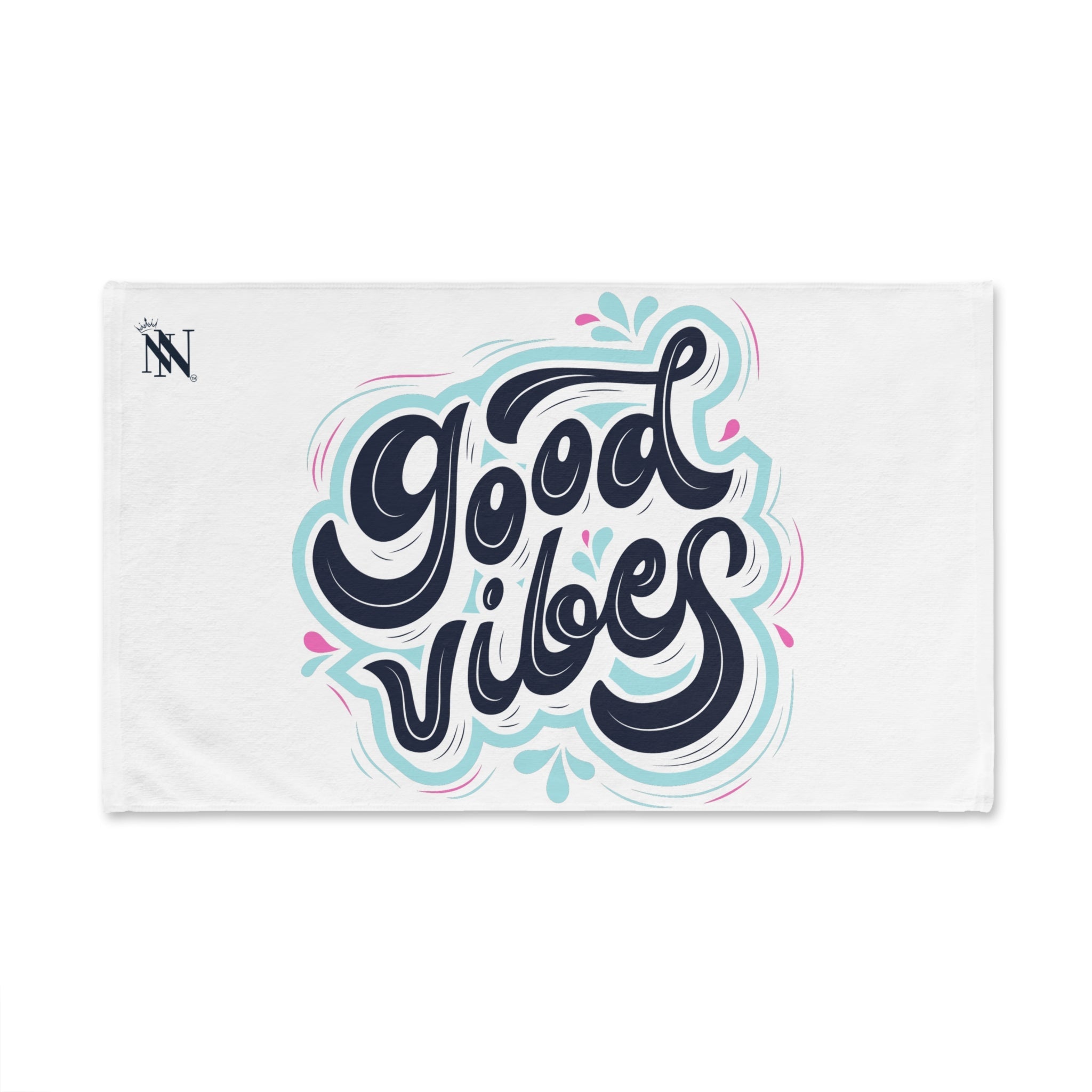 Good Vibes Blue Splash Cum Towel