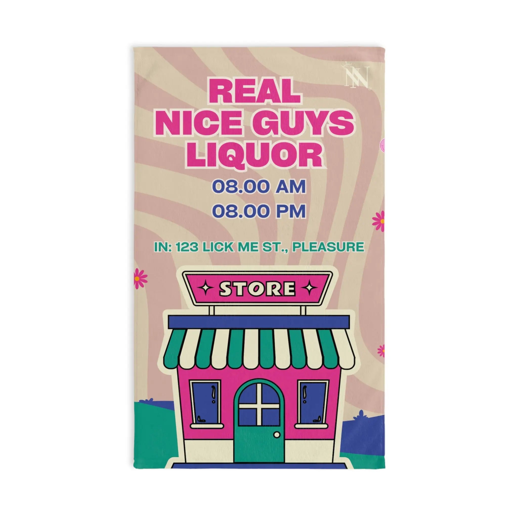 Real Nice Guys Liquor Store | Mix & Match Original Fun-Flirty Lovers’ Towels