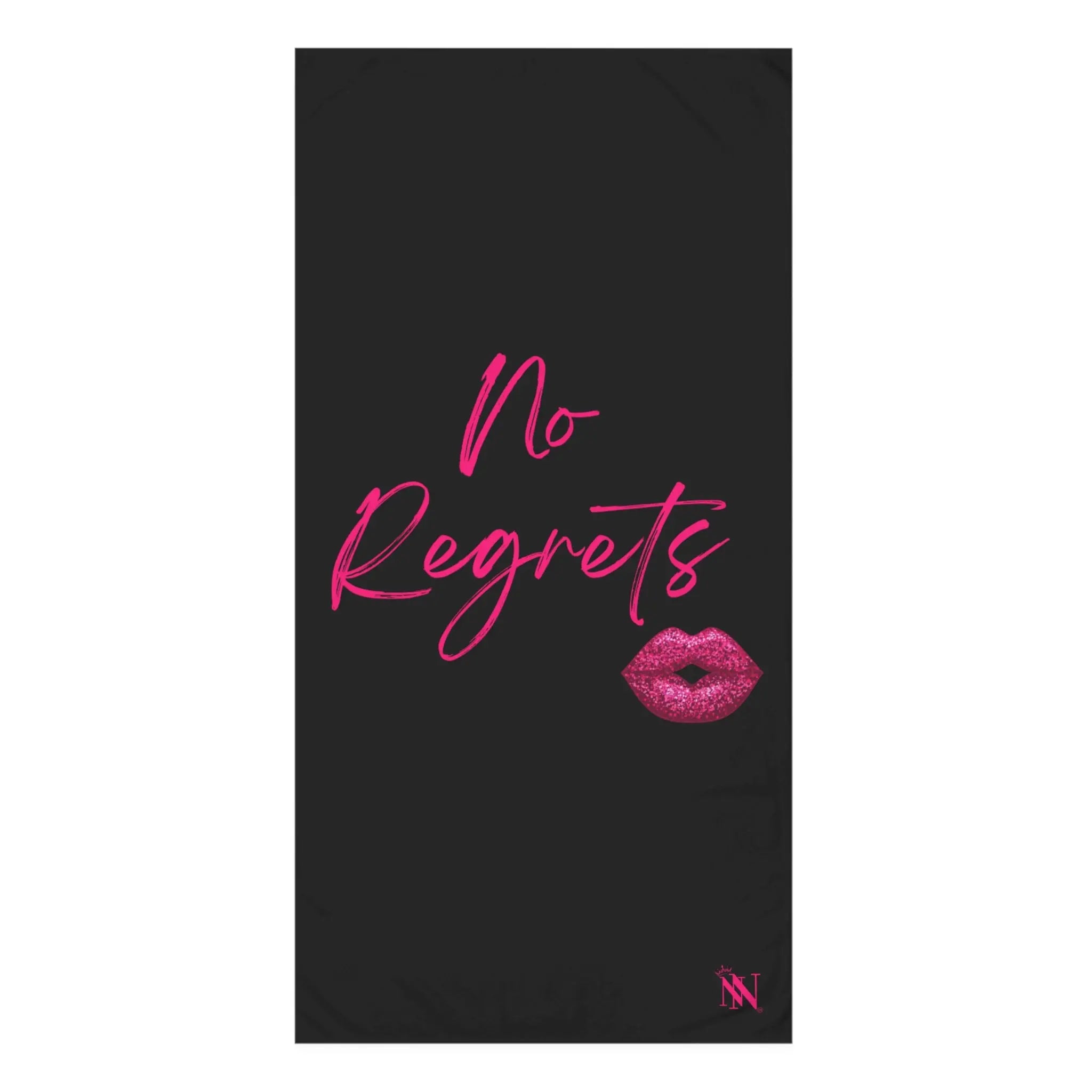 No Regrets Kiss Mark Extra Large Towel