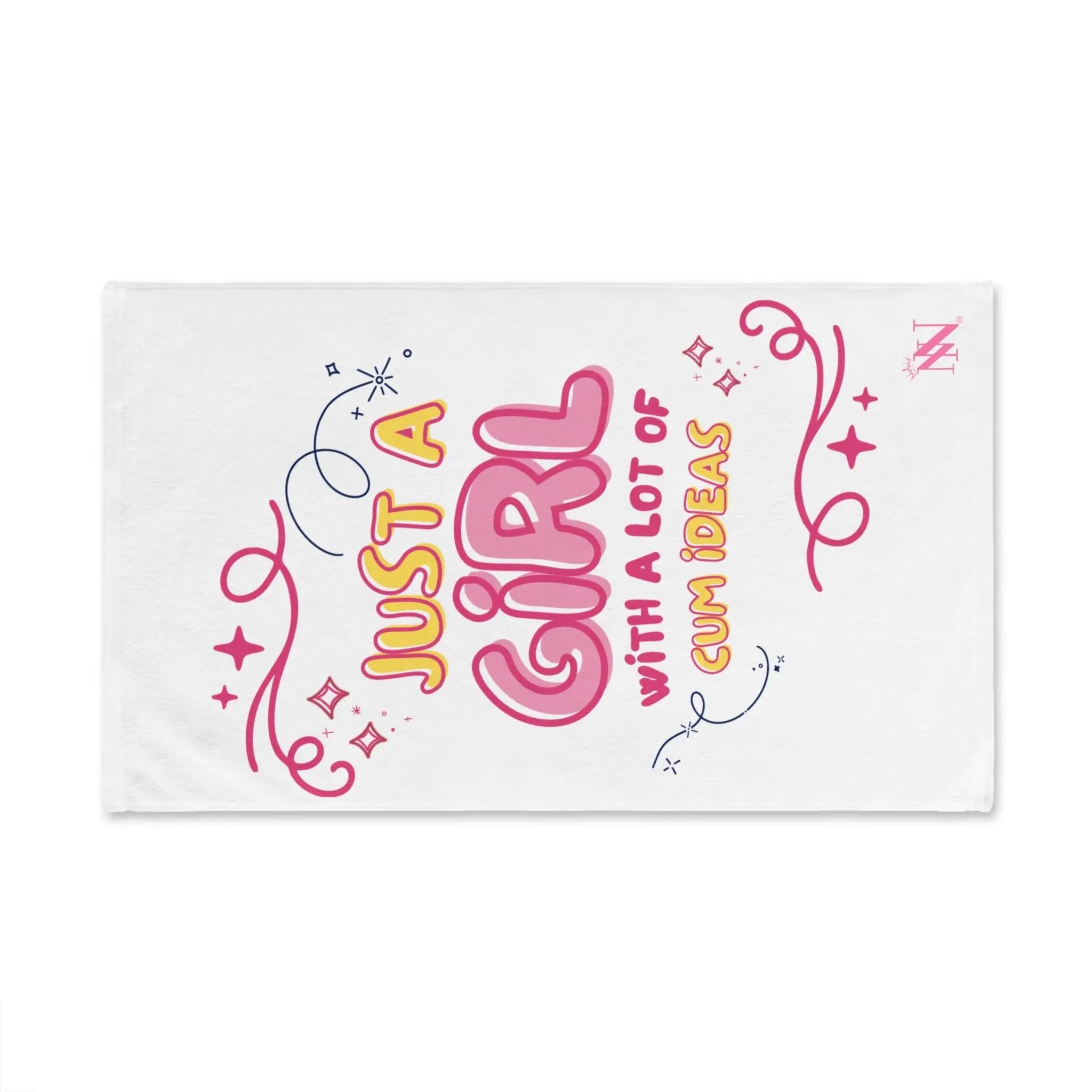 Just a Girl Cum Ideas Cum Towel