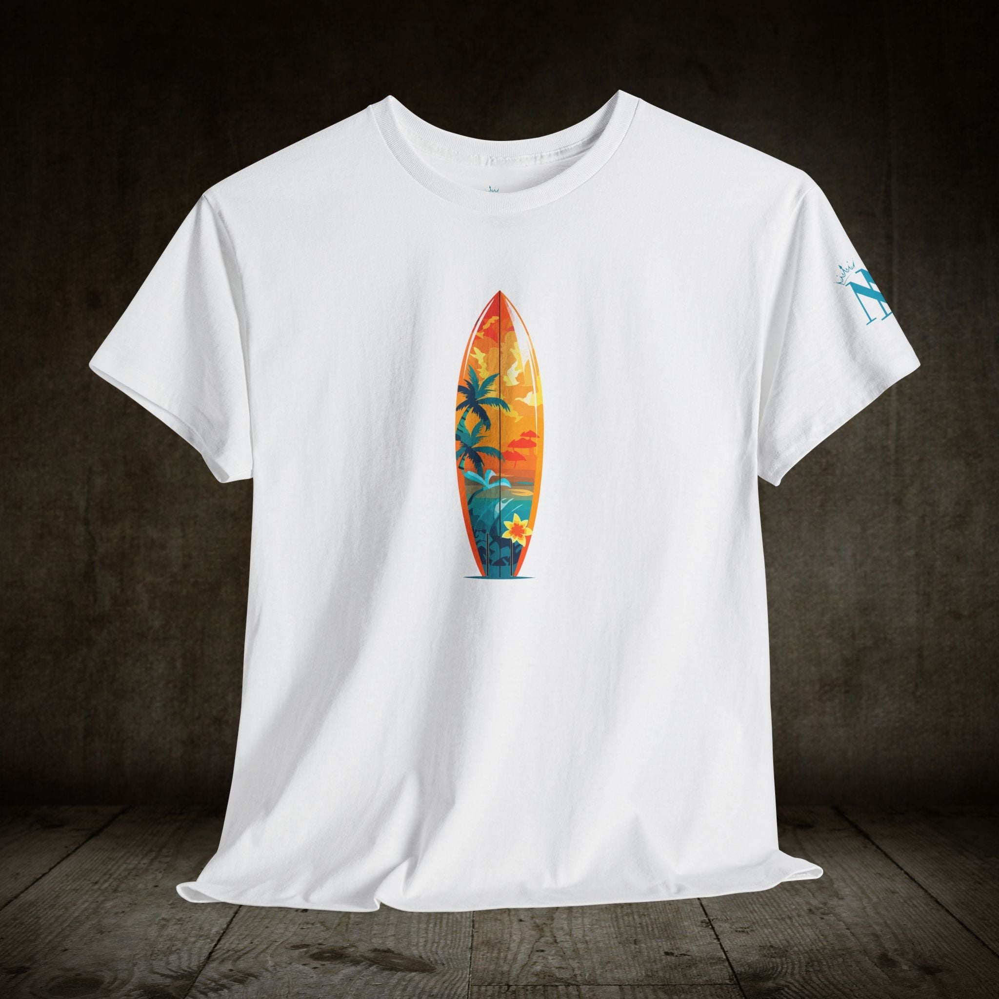 Surfboard | Mix & Match Cotton Unisex Fun-Flirty Lovers’ Tees