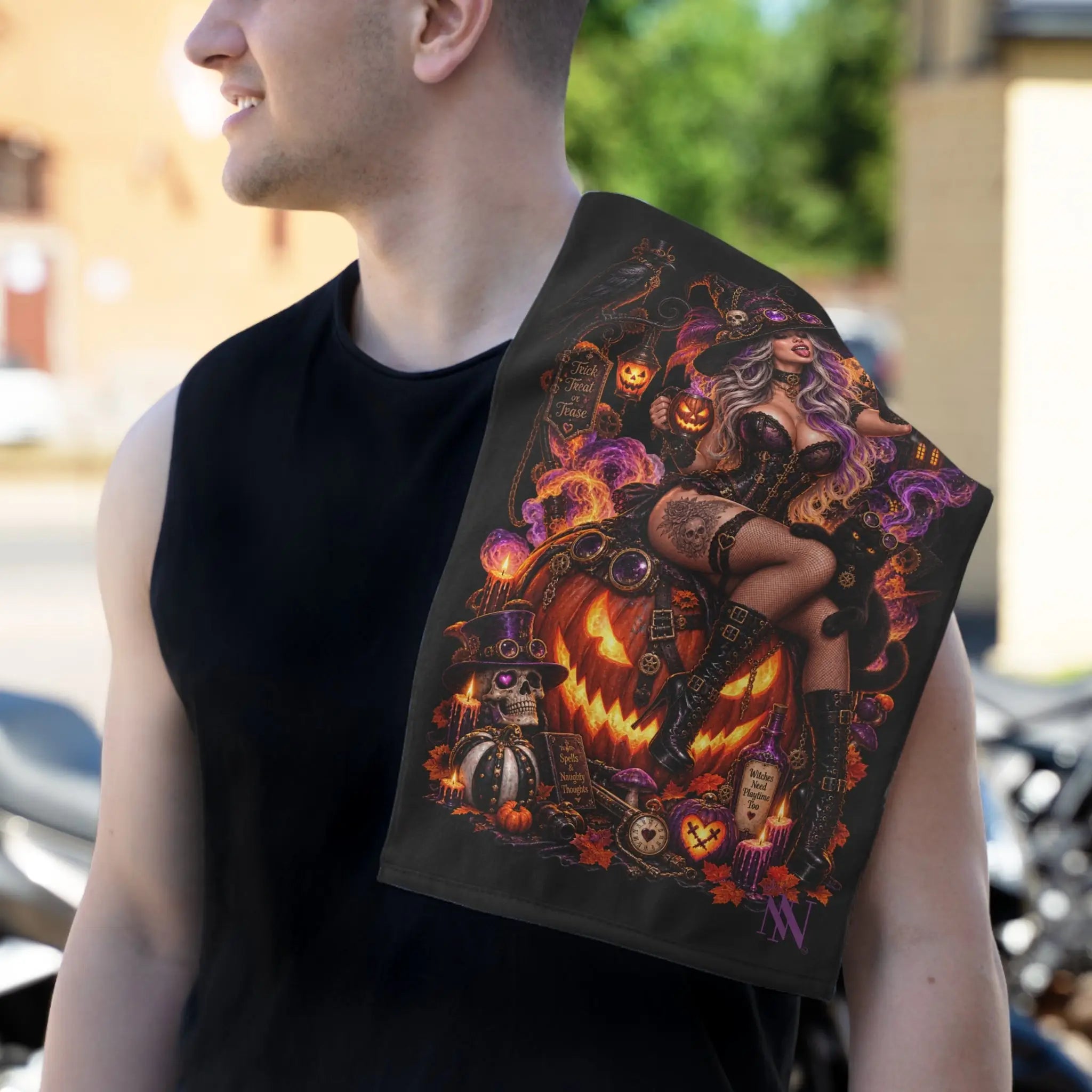 Halloween Wicked Fantasy | Nectar Napkins Fun-Flirty Lovers’ Towels