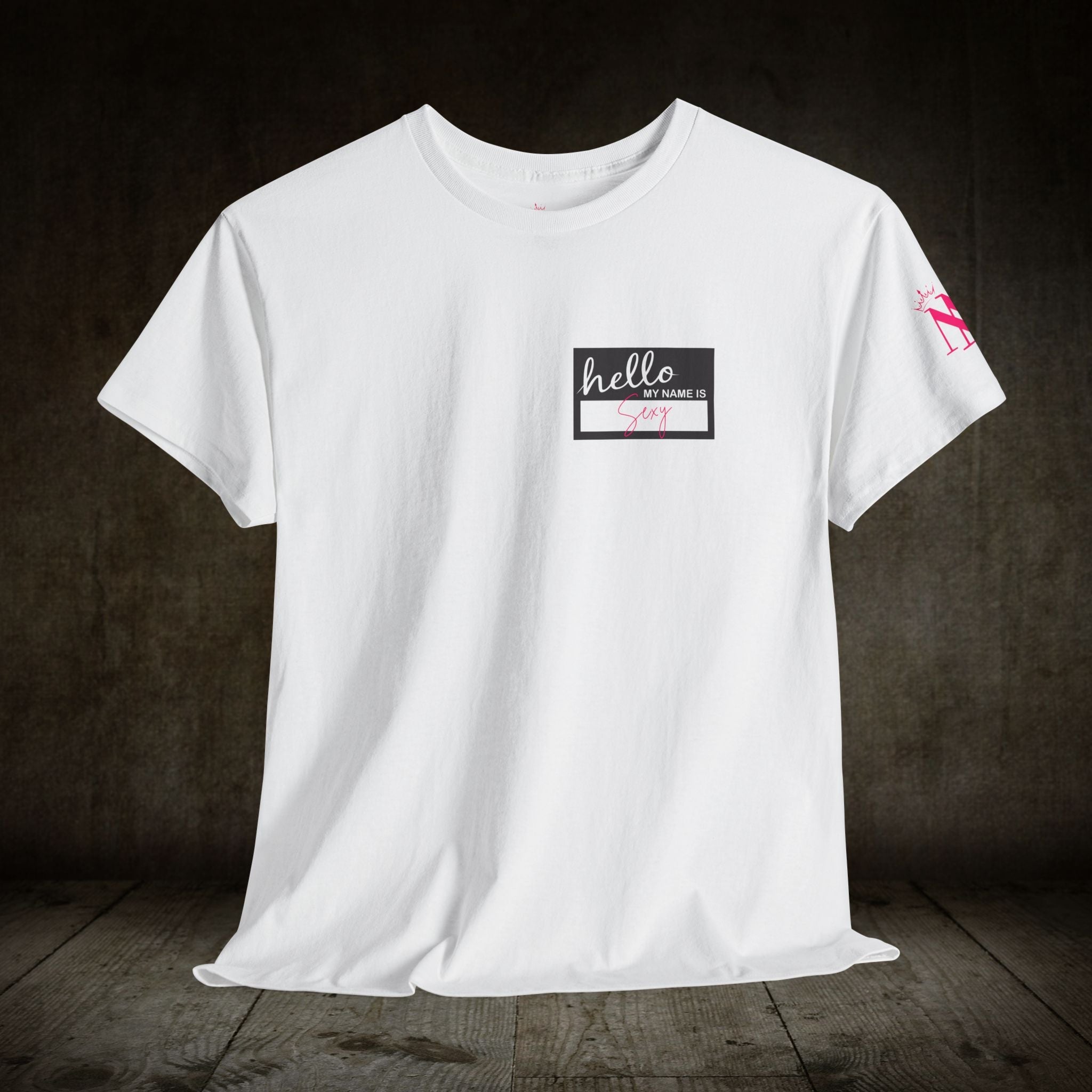 Hello My Name Is Sexy Tag | Mix & Match 100% Cotton Unisex Fun-Flirty Lovers’ Tees