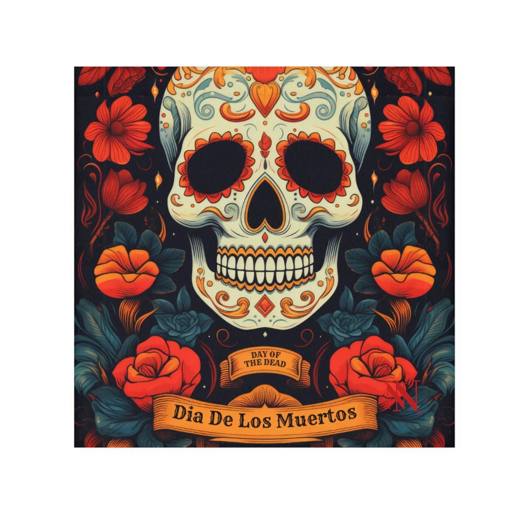 Dia De Los Muertos Love Cum Rag