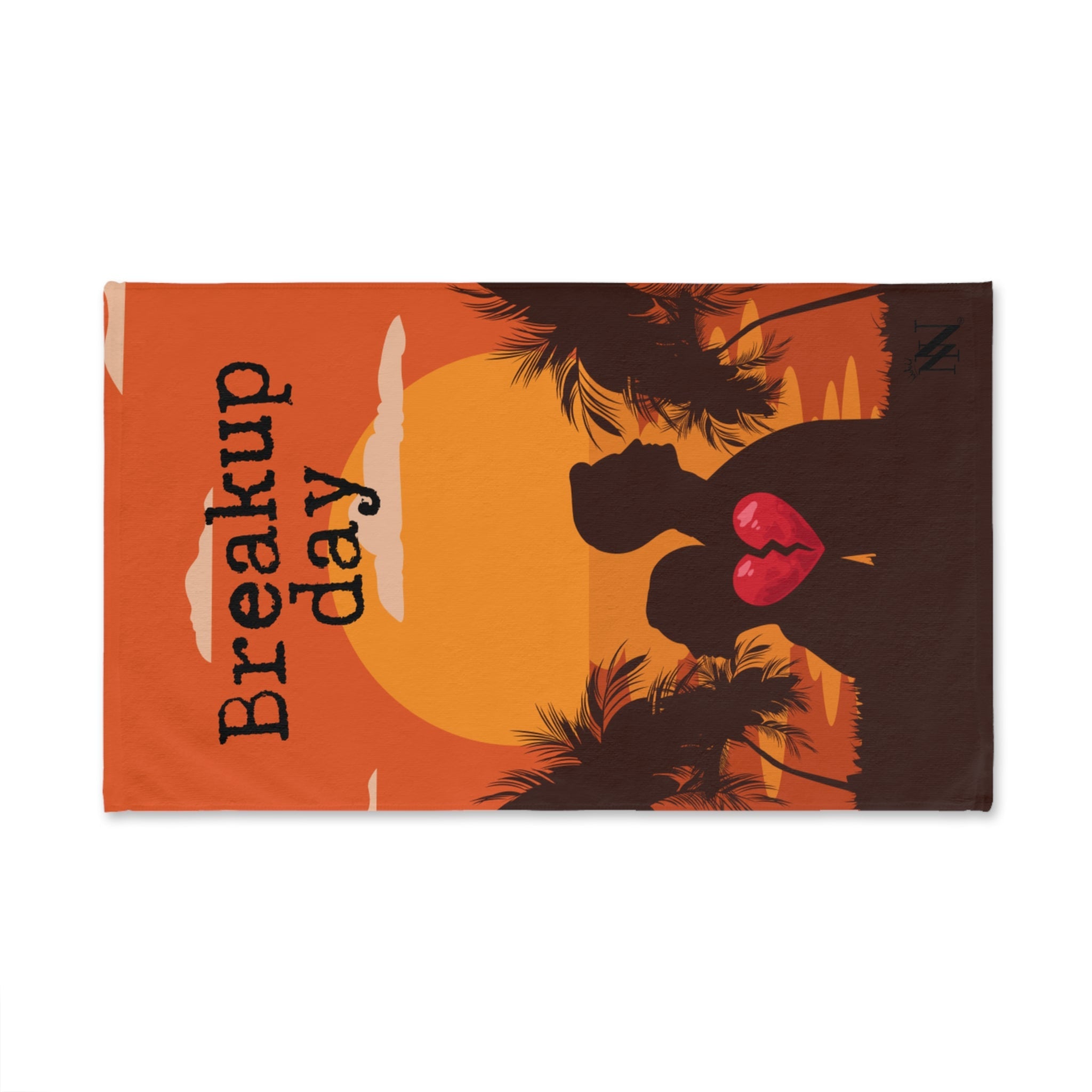 Breakup Day Heartbreak Sunset Cum Towel