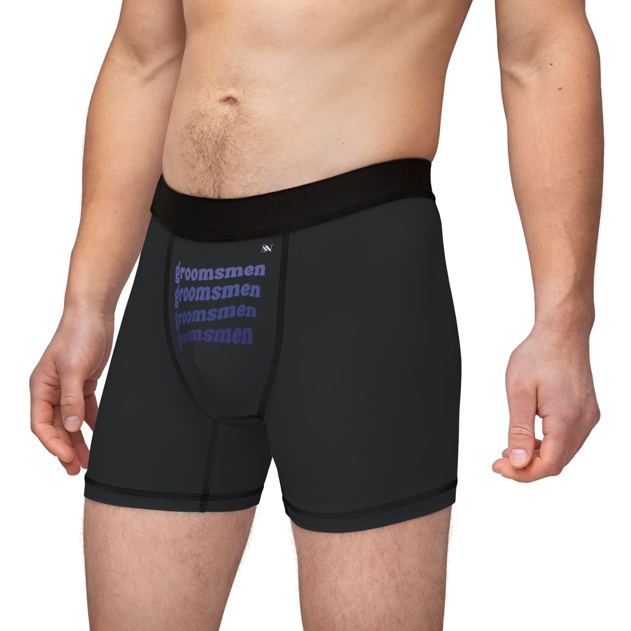 Groomsmen Bachelor Party | Mix & Match Men’s Fun-Flirty Lovers’ Boxer Briefs
