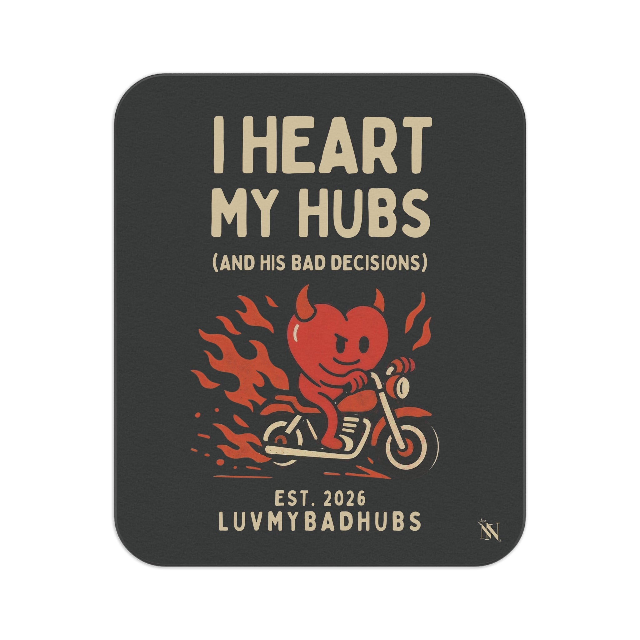 I Heart My Hubs | Mix Match Fun-Flirty Lovers’ Water-Resistant Blankets