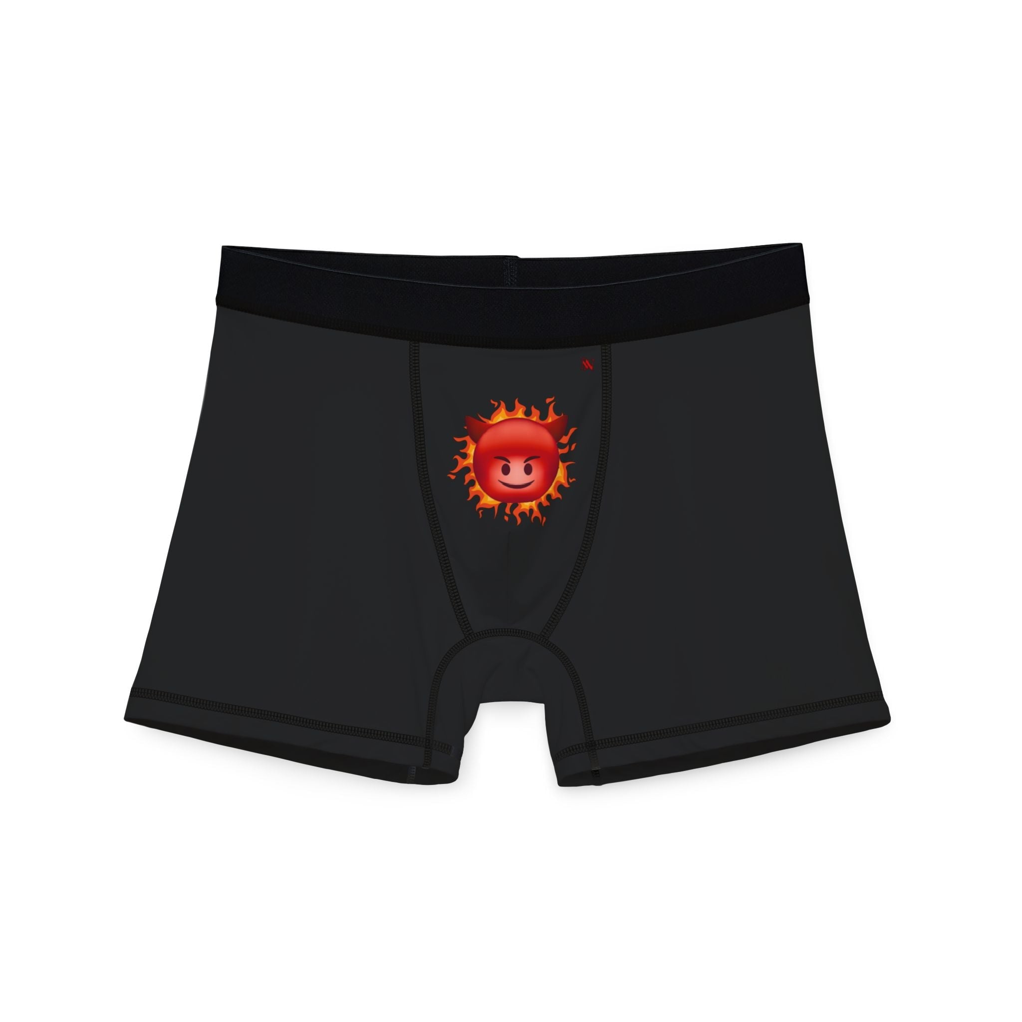 Red Hot Naughty Devil Emoji | Mix & Match Fun-Flirty Lovers’ Boxer Briefs