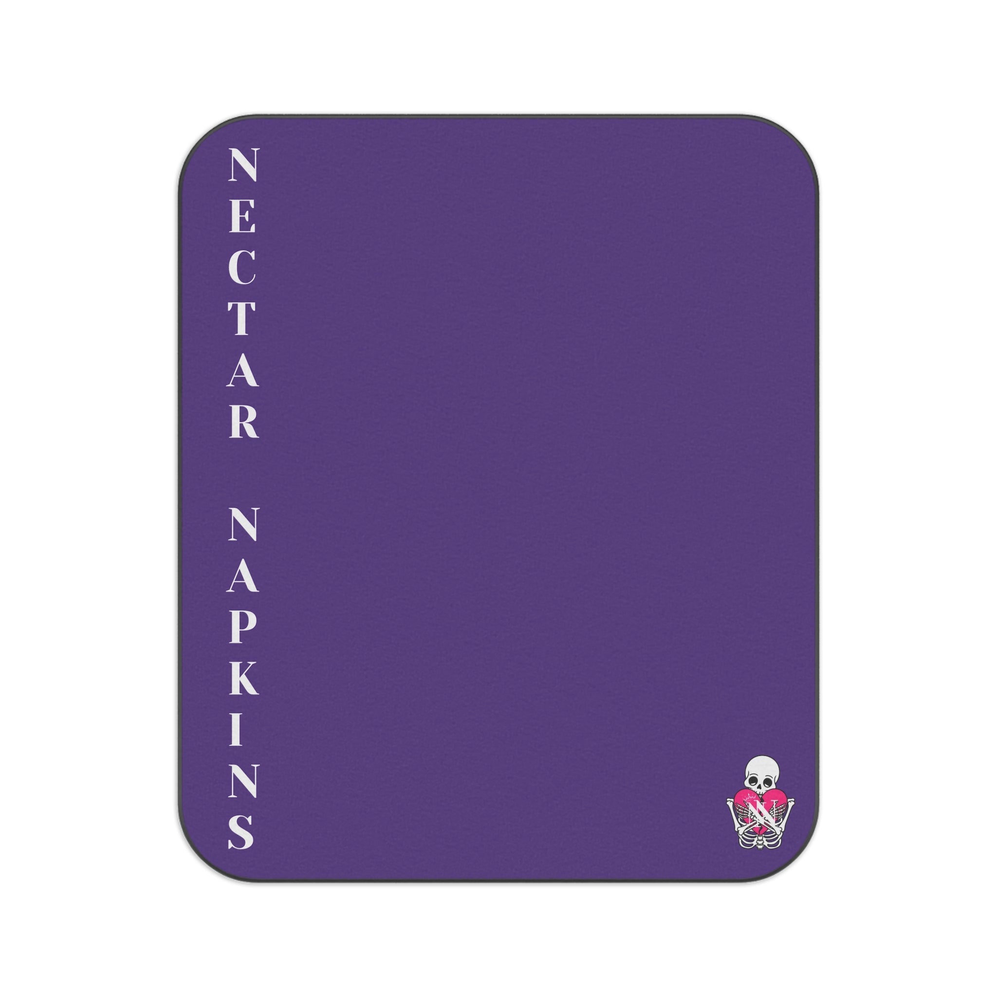 Nectar Napkins Brand Purple Water-Resistant Sex Blanket
