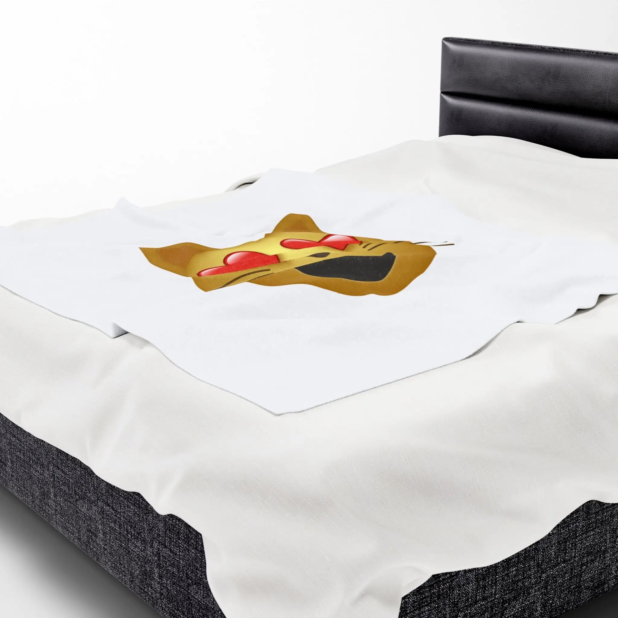 Kitty Love Emoji | Mix & Match Soft Fun-Flirty Lovers’ Blankets