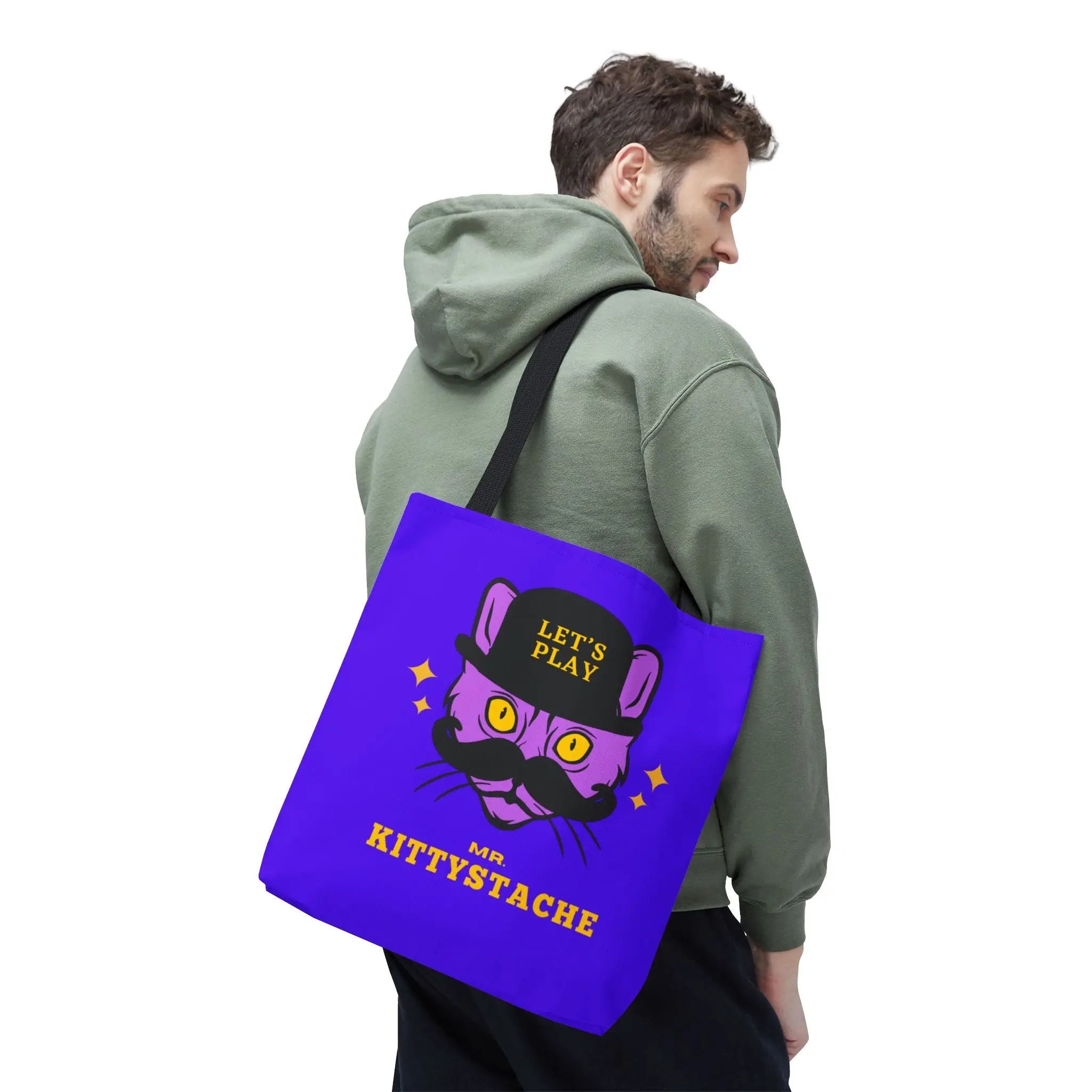 Mr. Kittystache Tote Bag