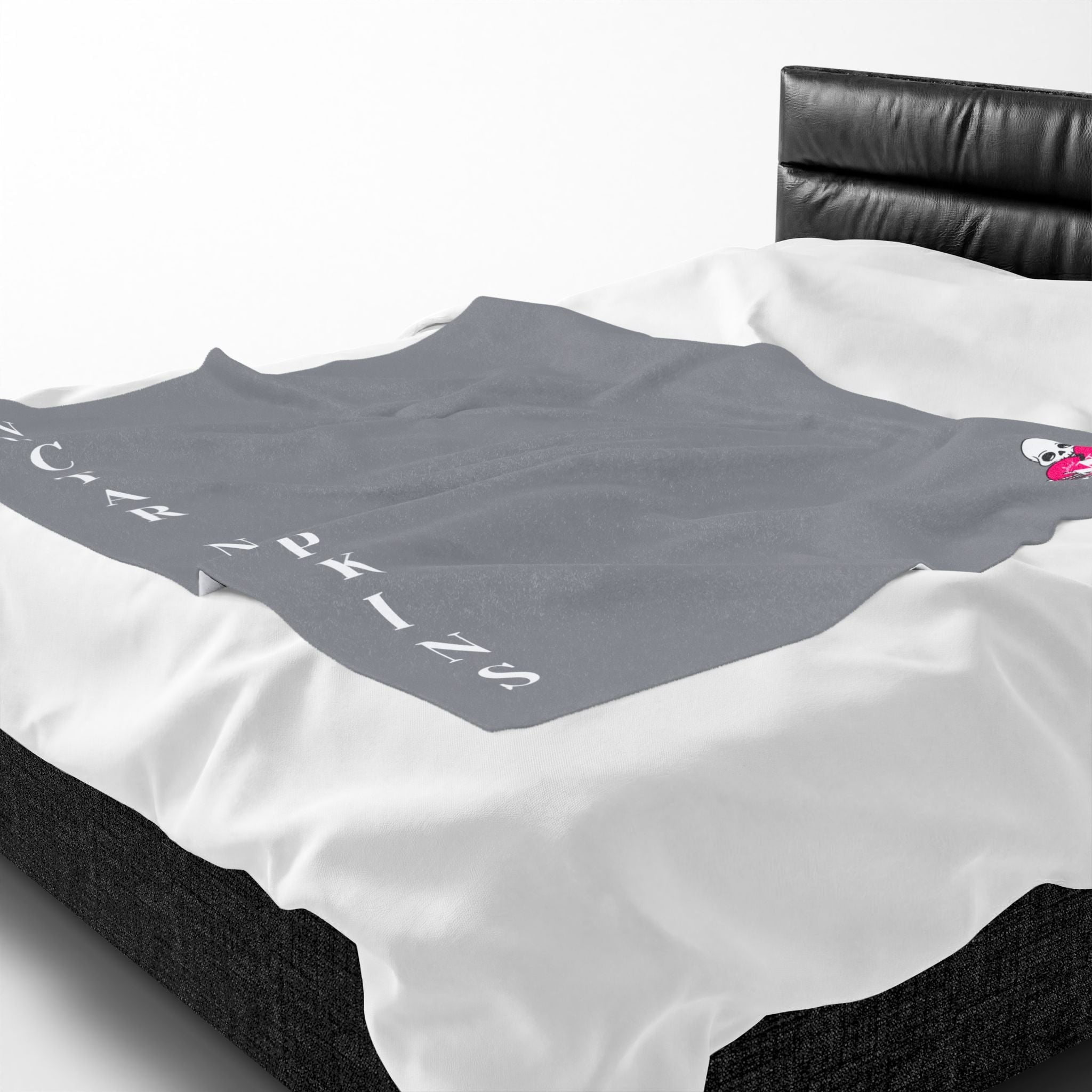 Nectar Napkins Brand Gray Love Blanket