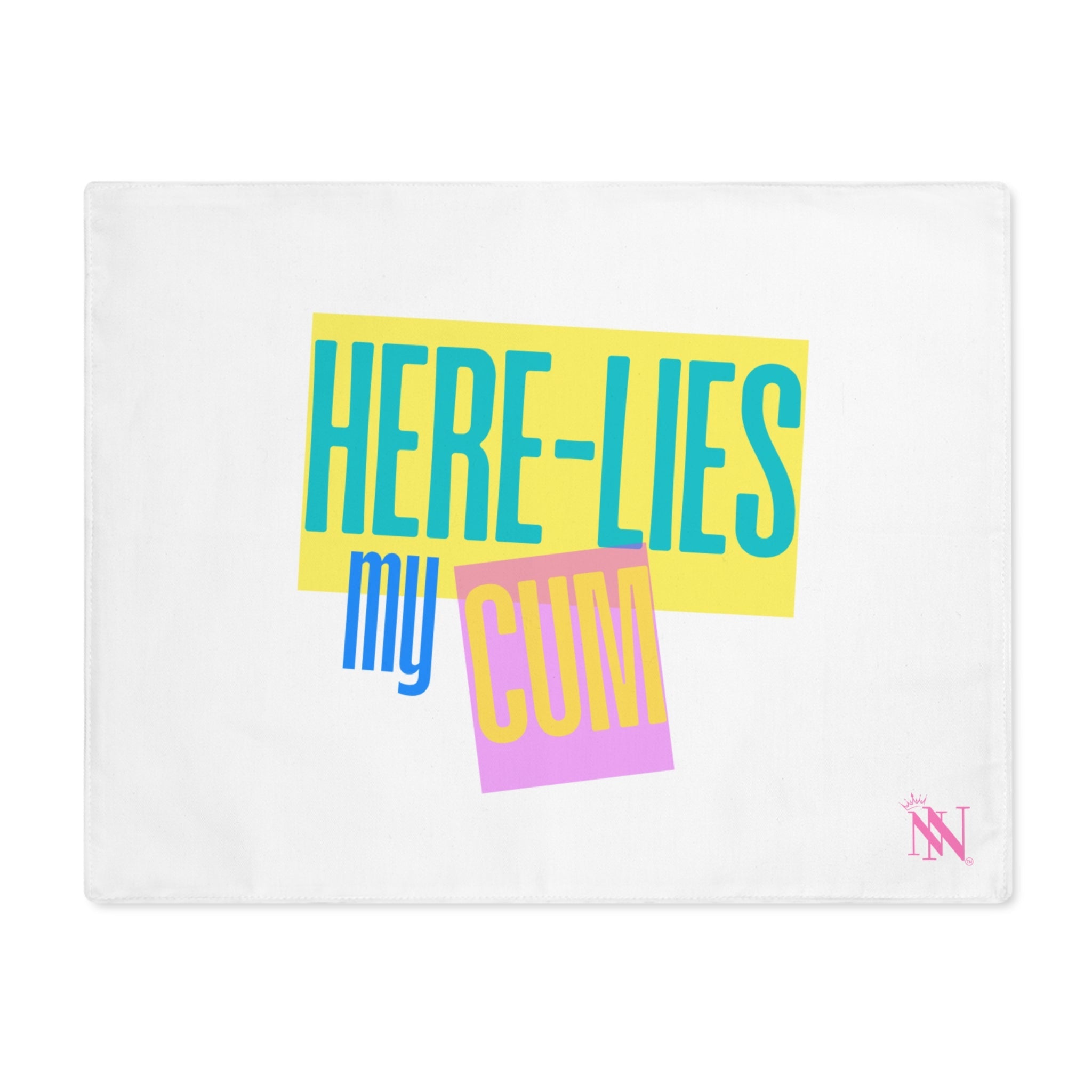 Here Lies My Cum | Mix & Match Playful Fun-Flirty Lovers’ Toy Mats