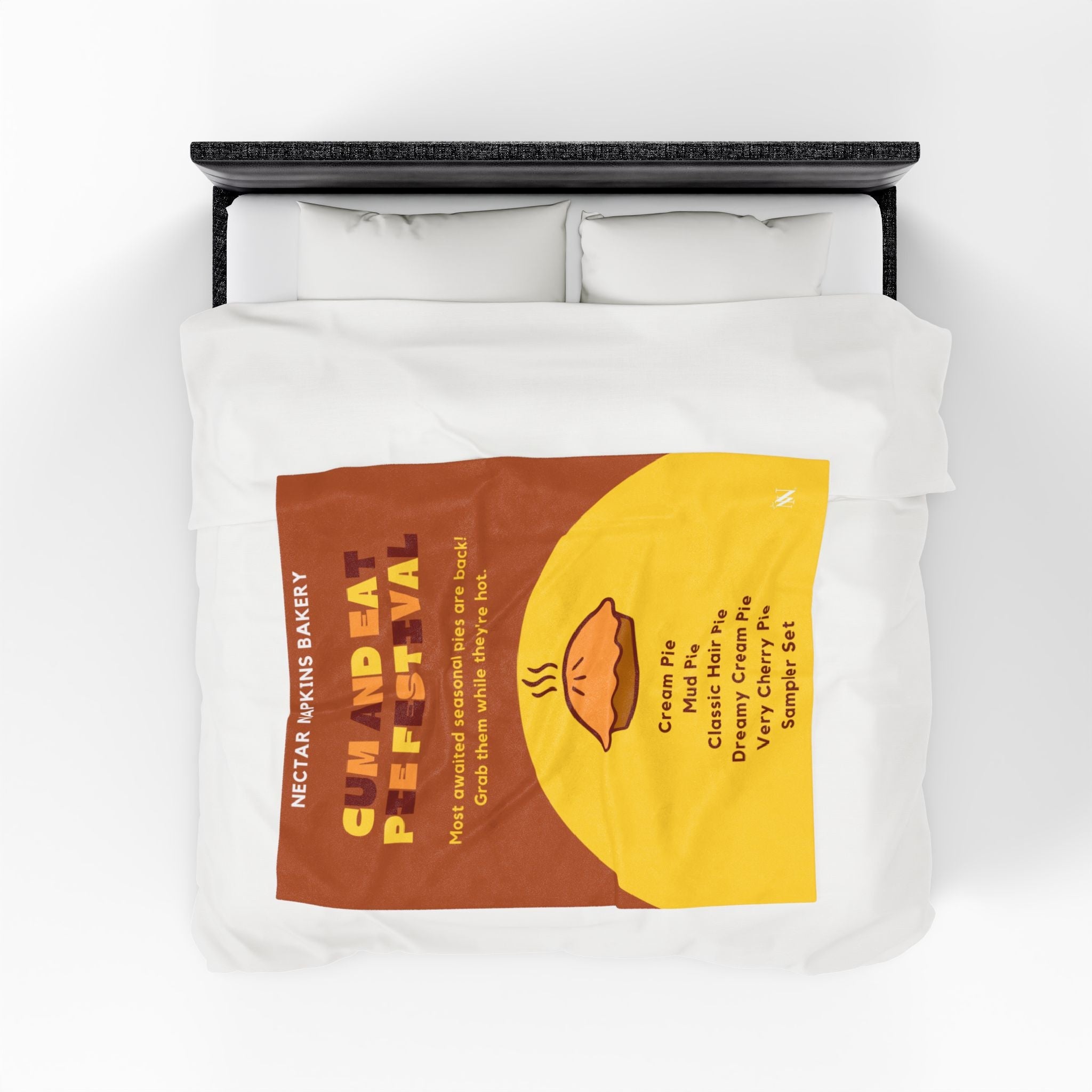 Cum Eat Pie Festival | Mix & Match Fun-Flirty Lovers’ Blankets