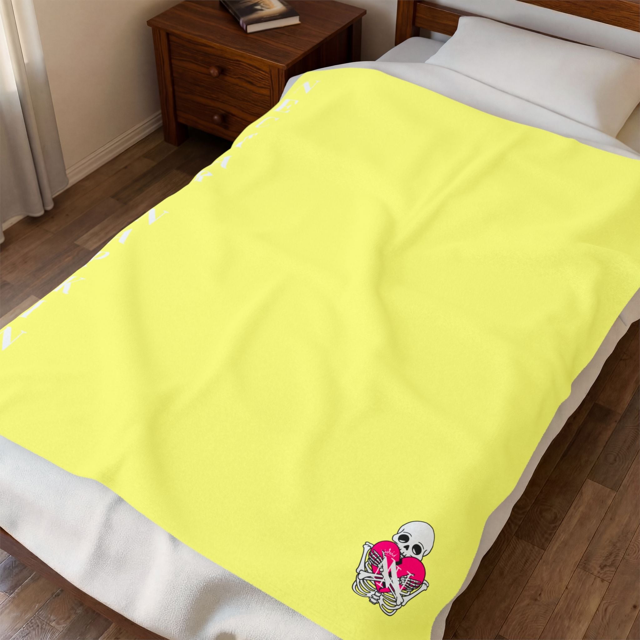 Nectar Napkins Brand Light Yellow Love Blanket