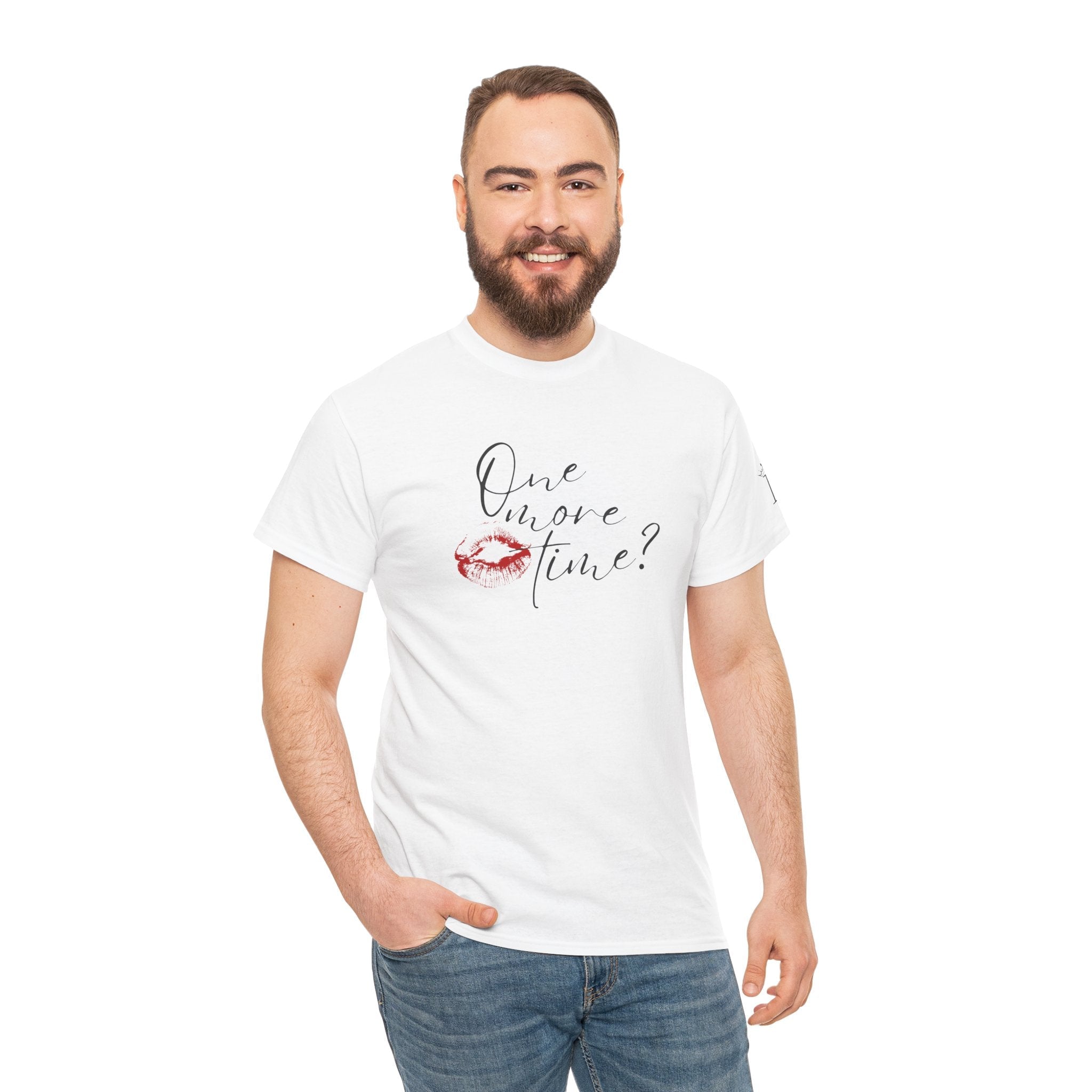 One More Time? with a Kiss Romantic Couples Sex Gifts for Her T-Shirt