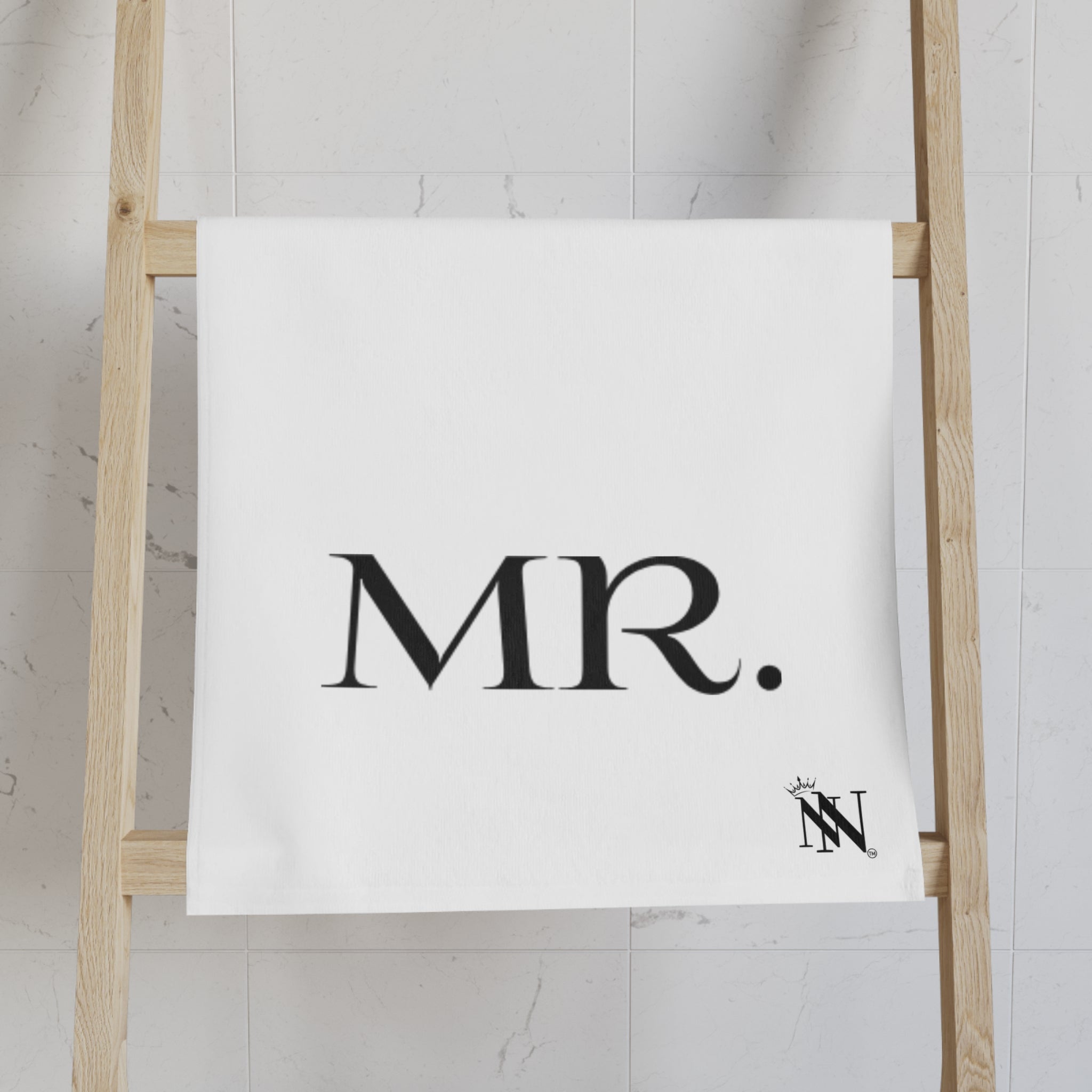 Mr Mrs Shareable White | Mix & Match Classic Fun-Flirty Lovers’ Towels