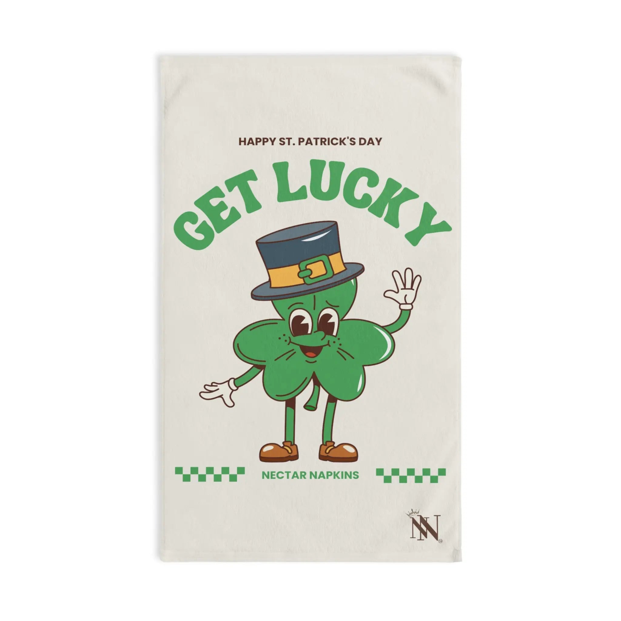 Get Lucky Shamrock St. Patrick’s Day | Mix & Match Classic Fun-Flirty Lovers’ Towels