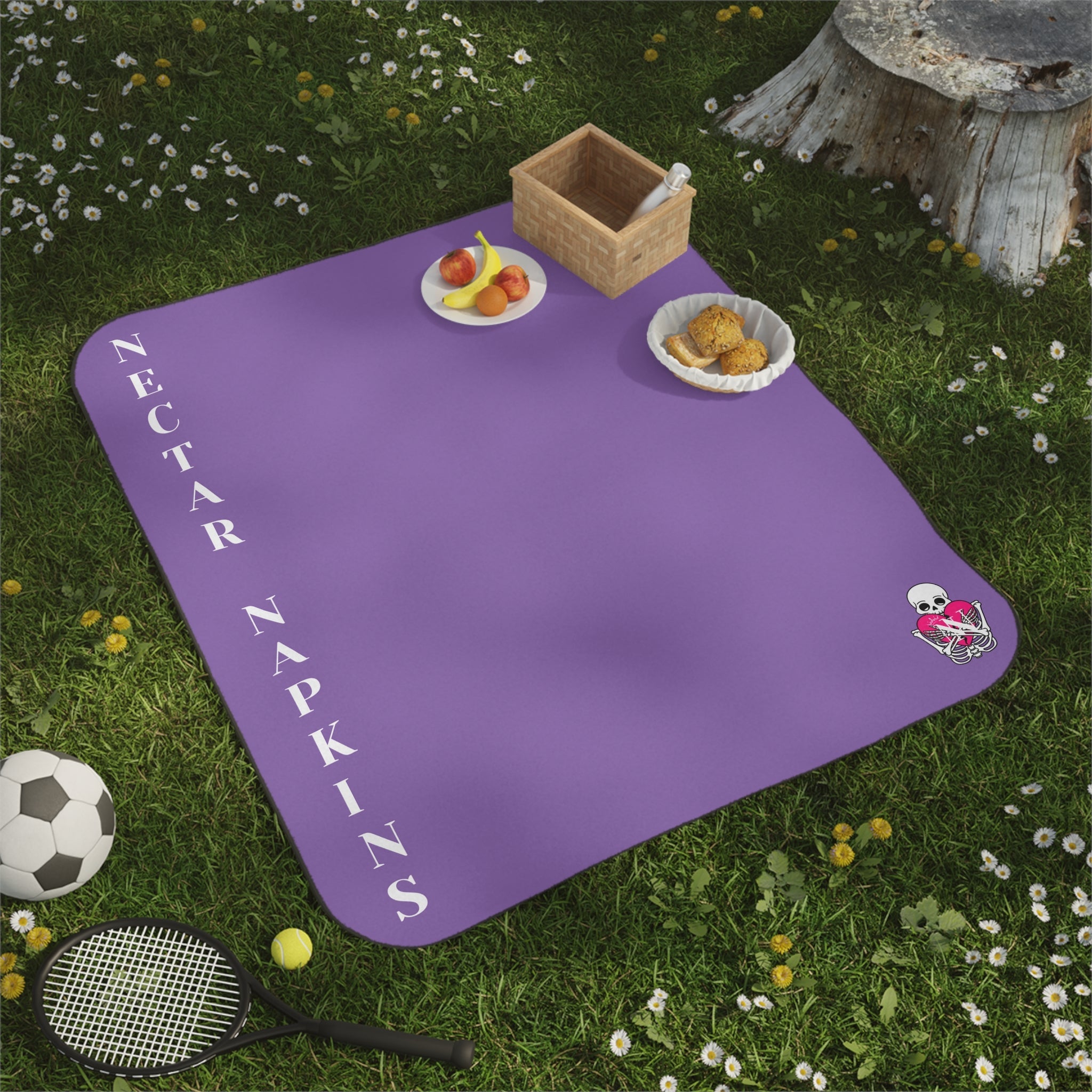 Nectar Napkins Brand Light Purple Water-Resistant Sex Blanket
